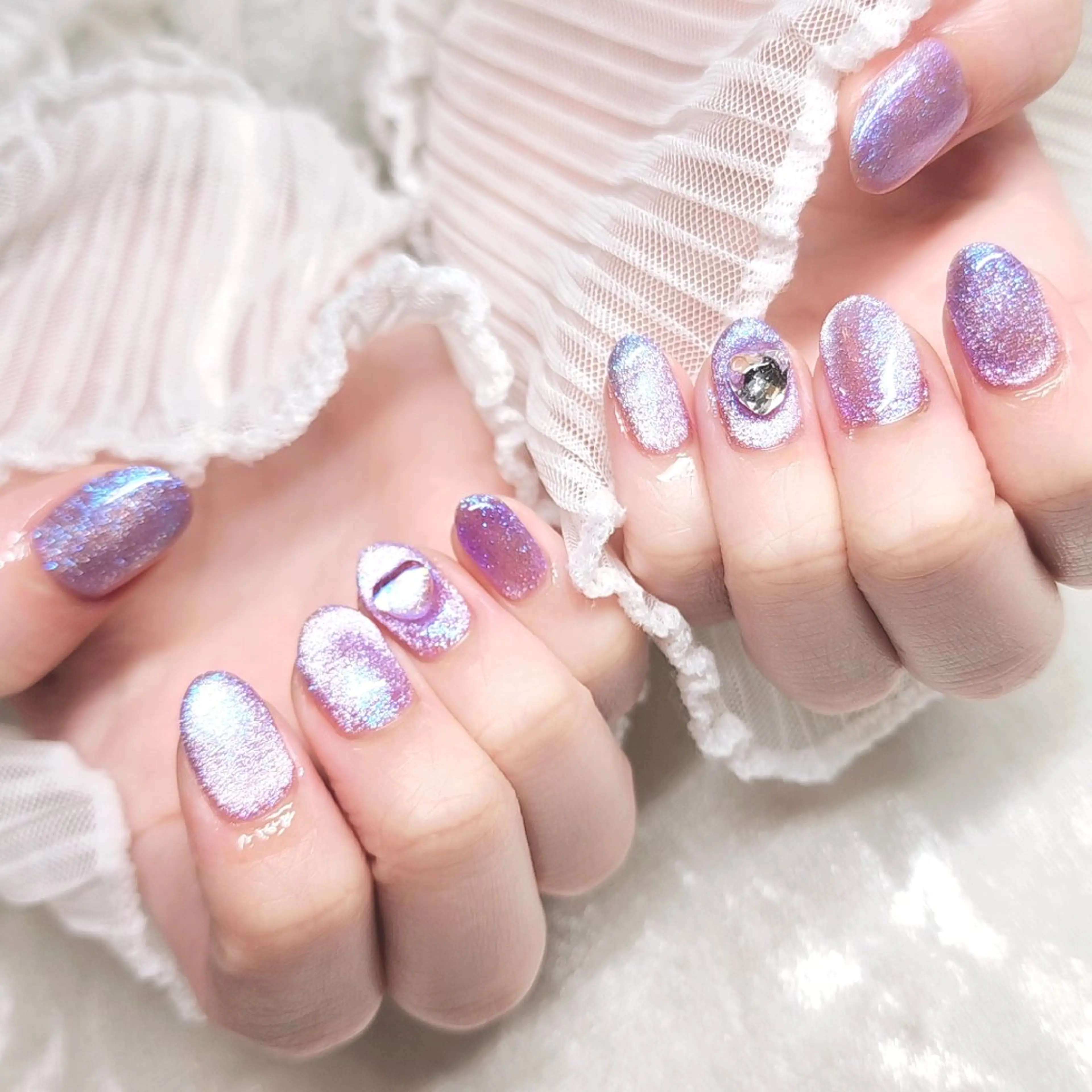 ネイル マグネットネイル Runanail 鶴ヶ峰所属・Runanail.☽ 鶴ヶ峰　naruのネイルデザイン