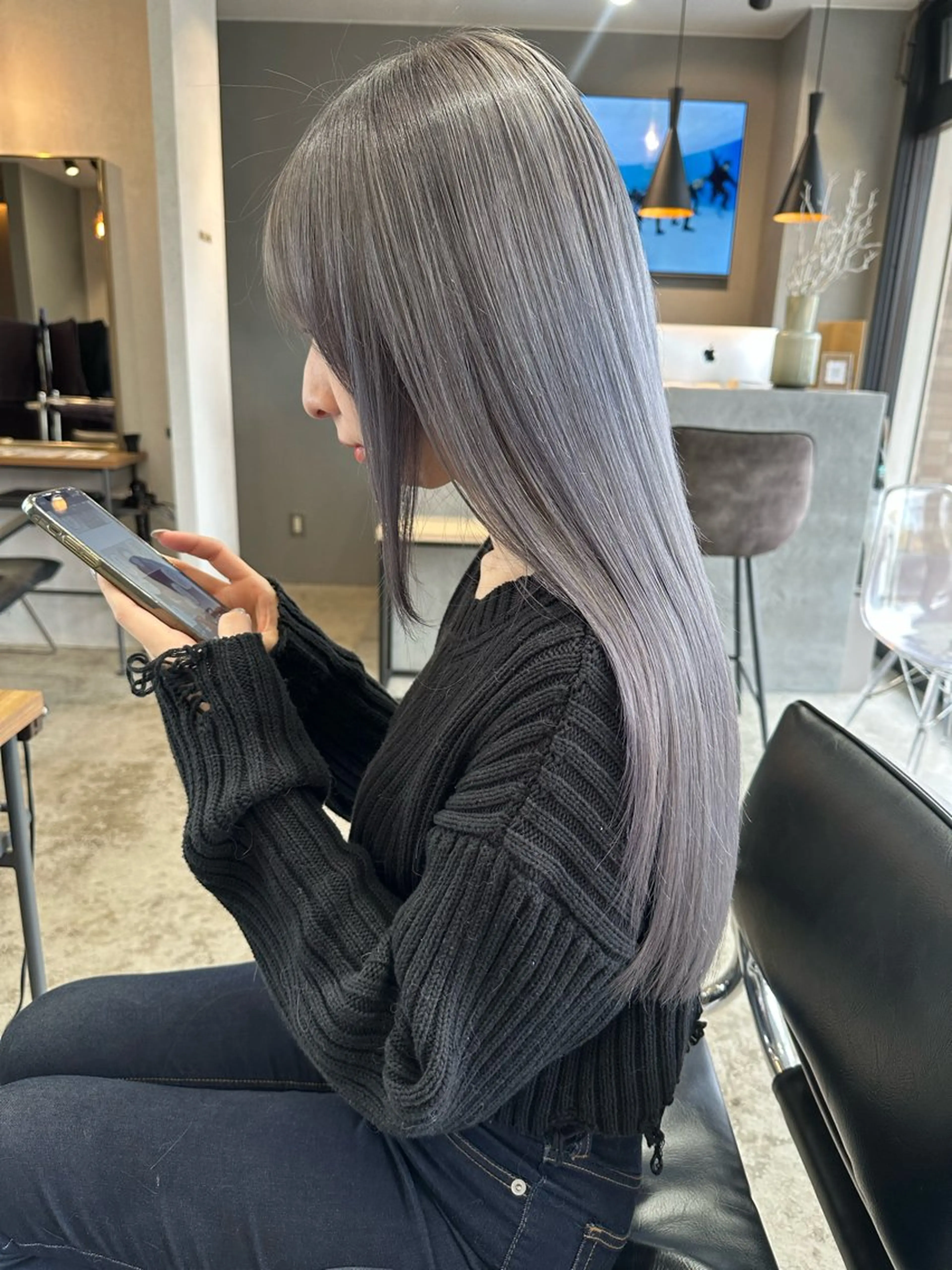 ロング カラー カット ヘアカラー トリートメント HELIM所属・🍀石川尚之🍀 HELIMのヘアスタイル