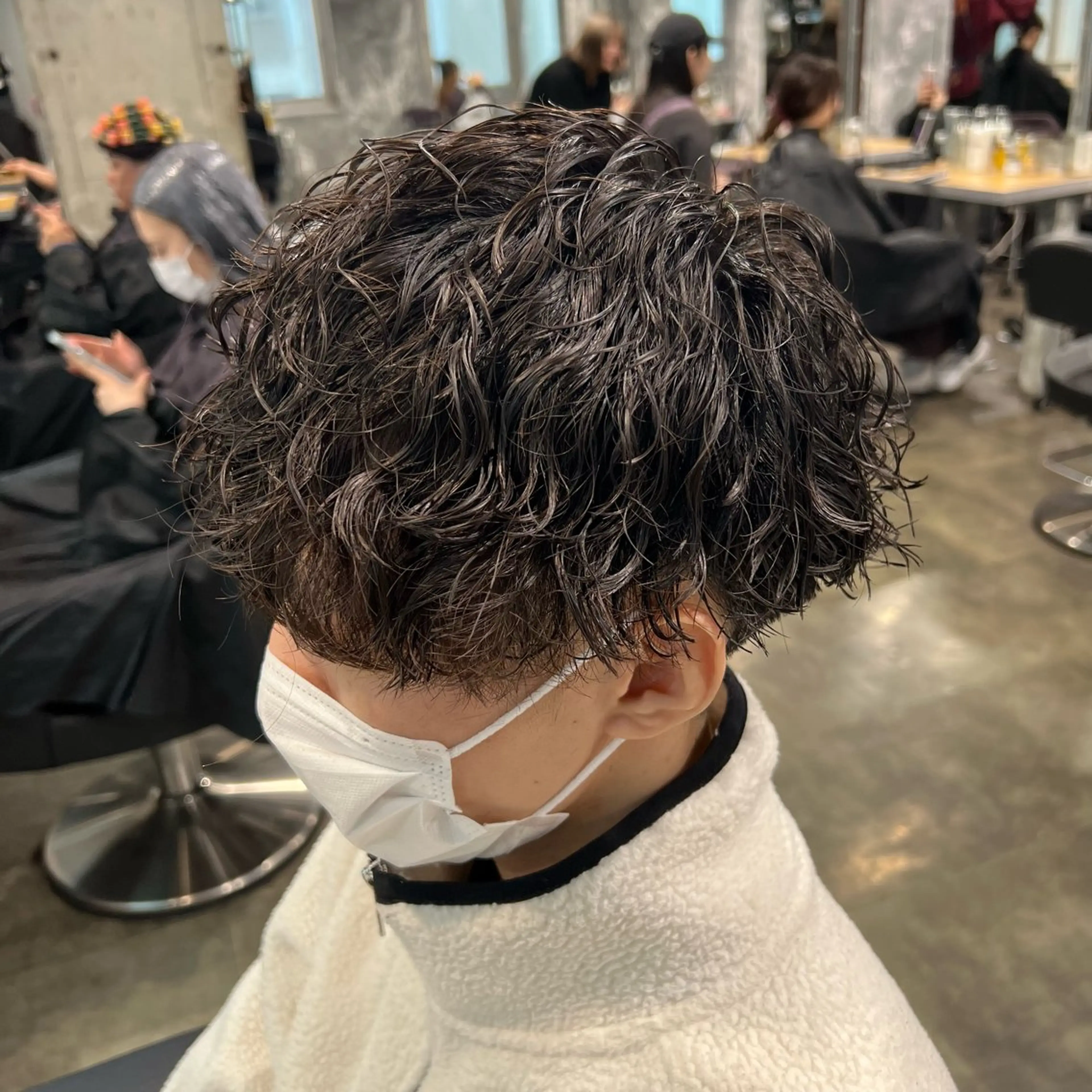 ショート カラー パーマ ヘアアレンジ メンズ キッズ 🔷横浜1のパーマ 職人🔷将太郎のヘアスタイル