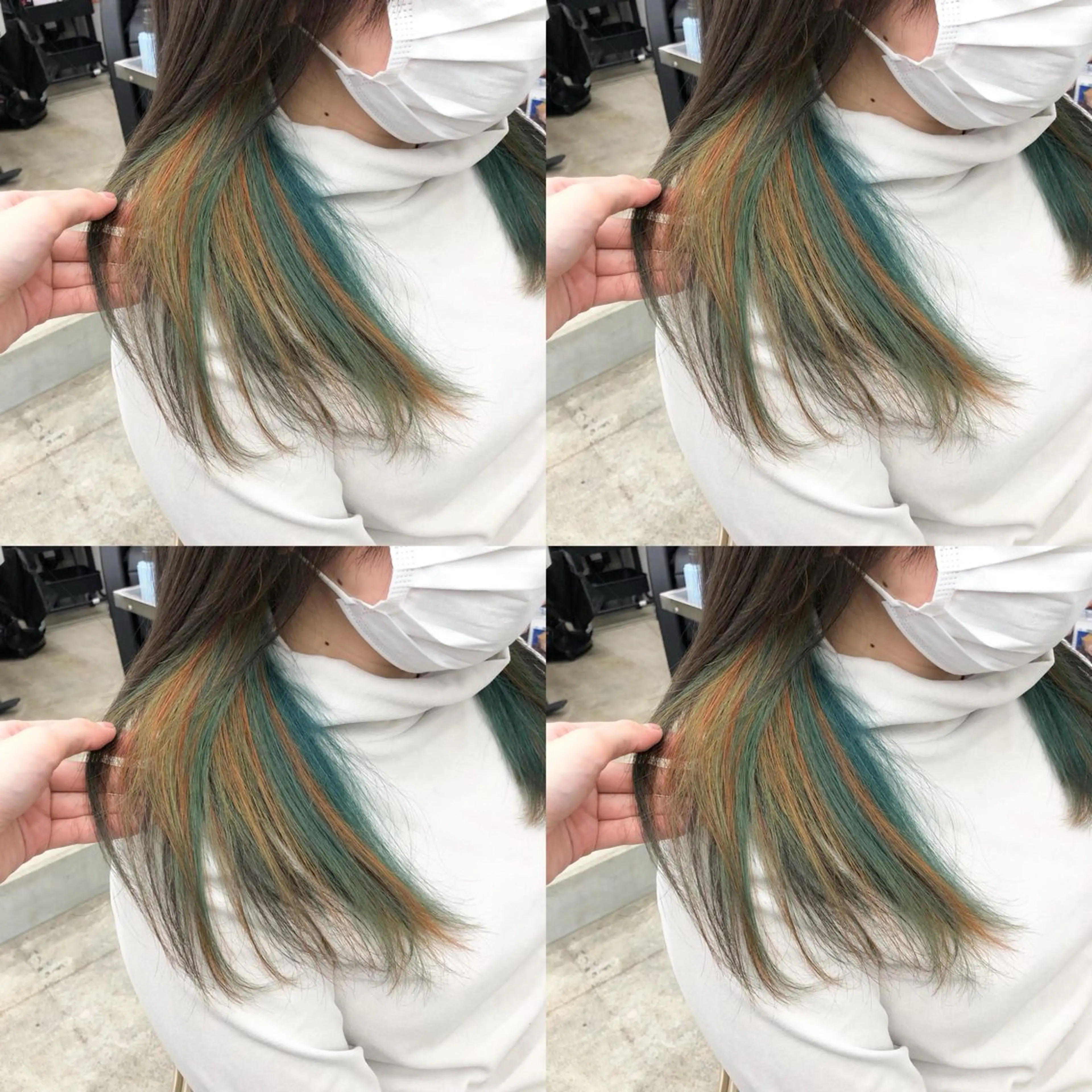 ミディアム カラー 推しカラー✨ オタク美容師ユウカのヘアスタイル