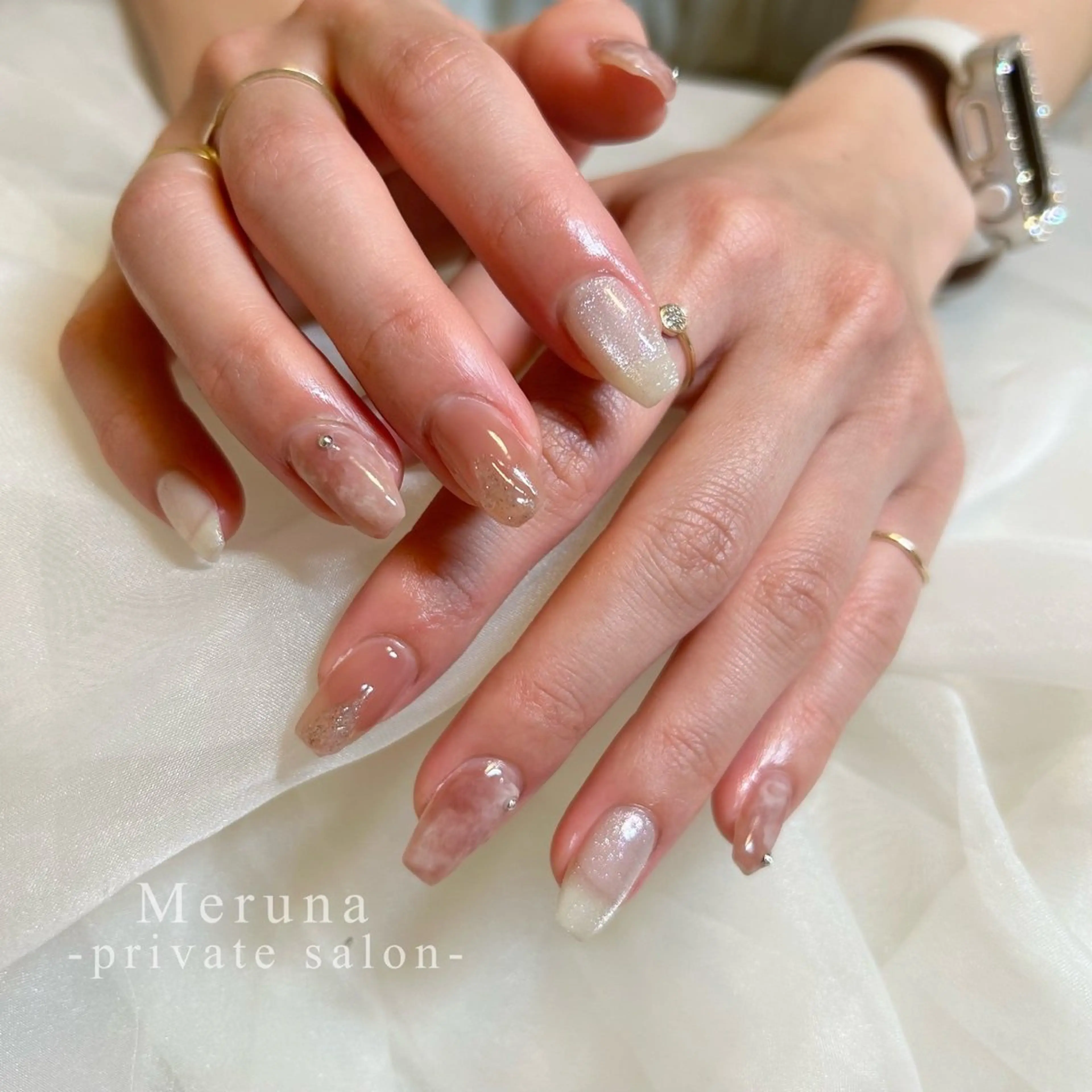 ネイル ハンドネイル Meruna .ﾒﾙｰﾅ.のネイルデザイン
