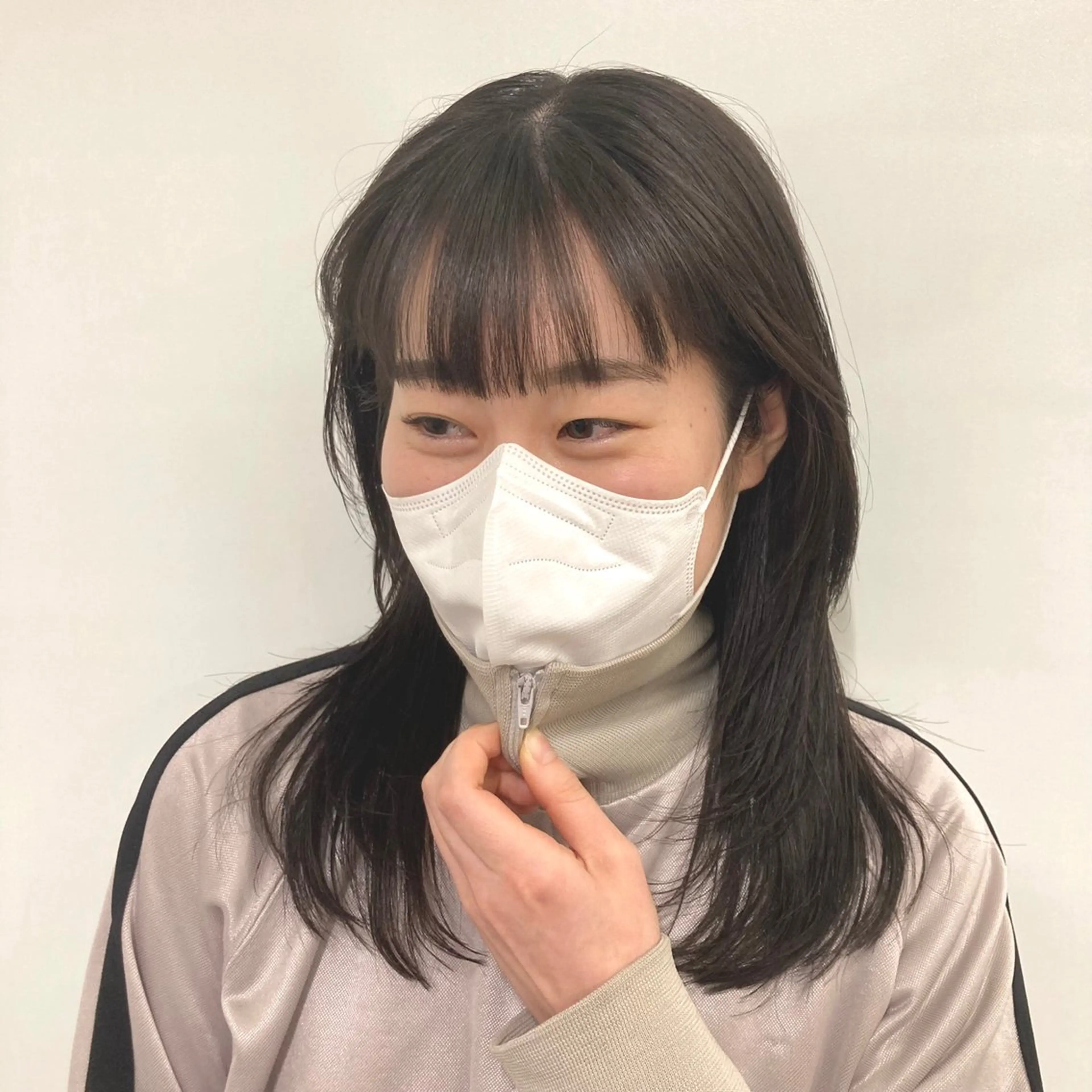 ミディアム カラー カット ヘアカラー トリートメント ウルフレイヤー エクステ/kokiのヘアスタイル