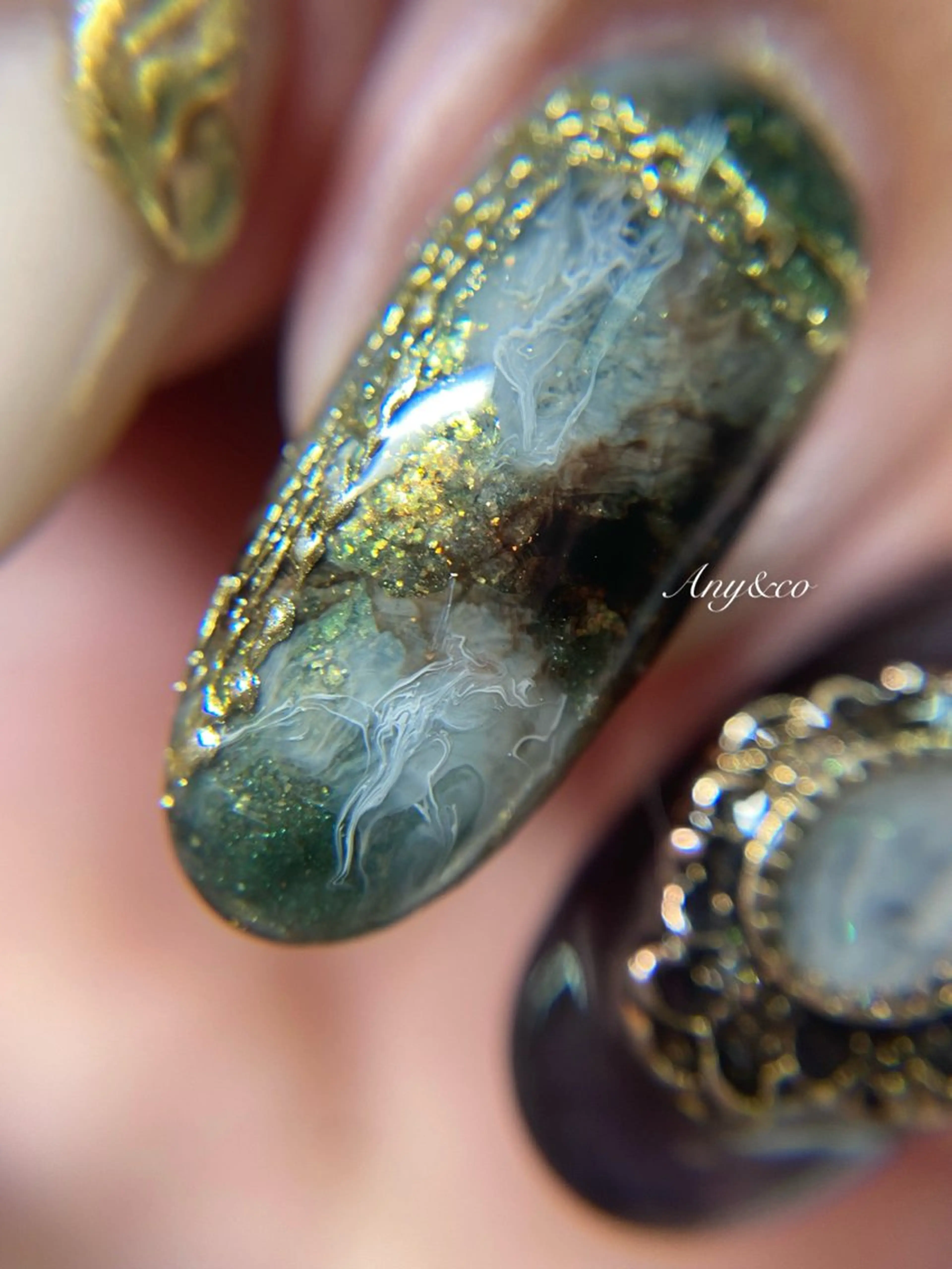 ネイル アートネイル 長さ出し ニュアンスネイル ハンドネイル Any&co 【エニコ】のマツエク・マツパデザイン