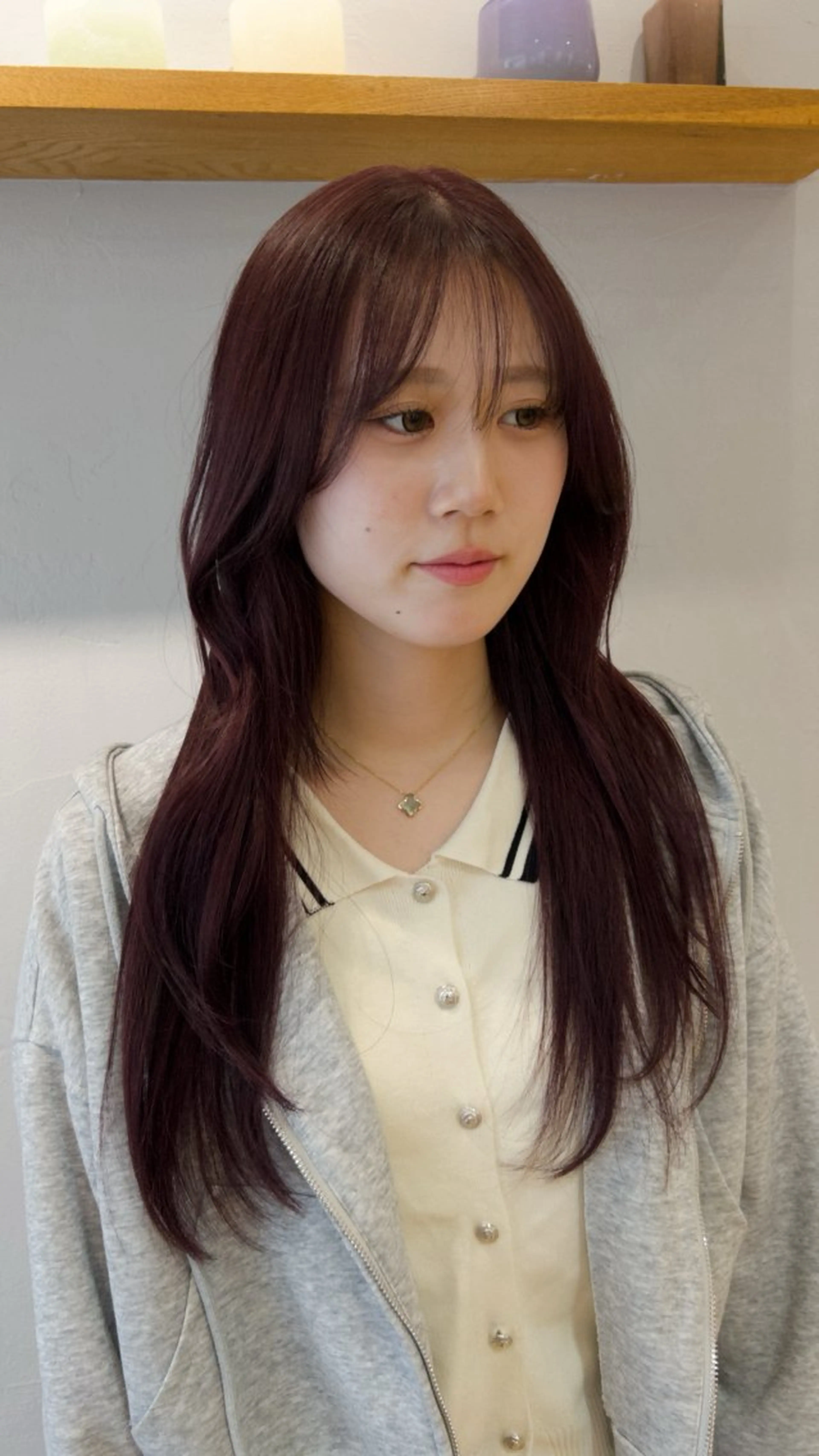 ロング カラー ヘアカラー トリートメント じゅわっと暖色カラー 🍊Moemiのヘアスタイル