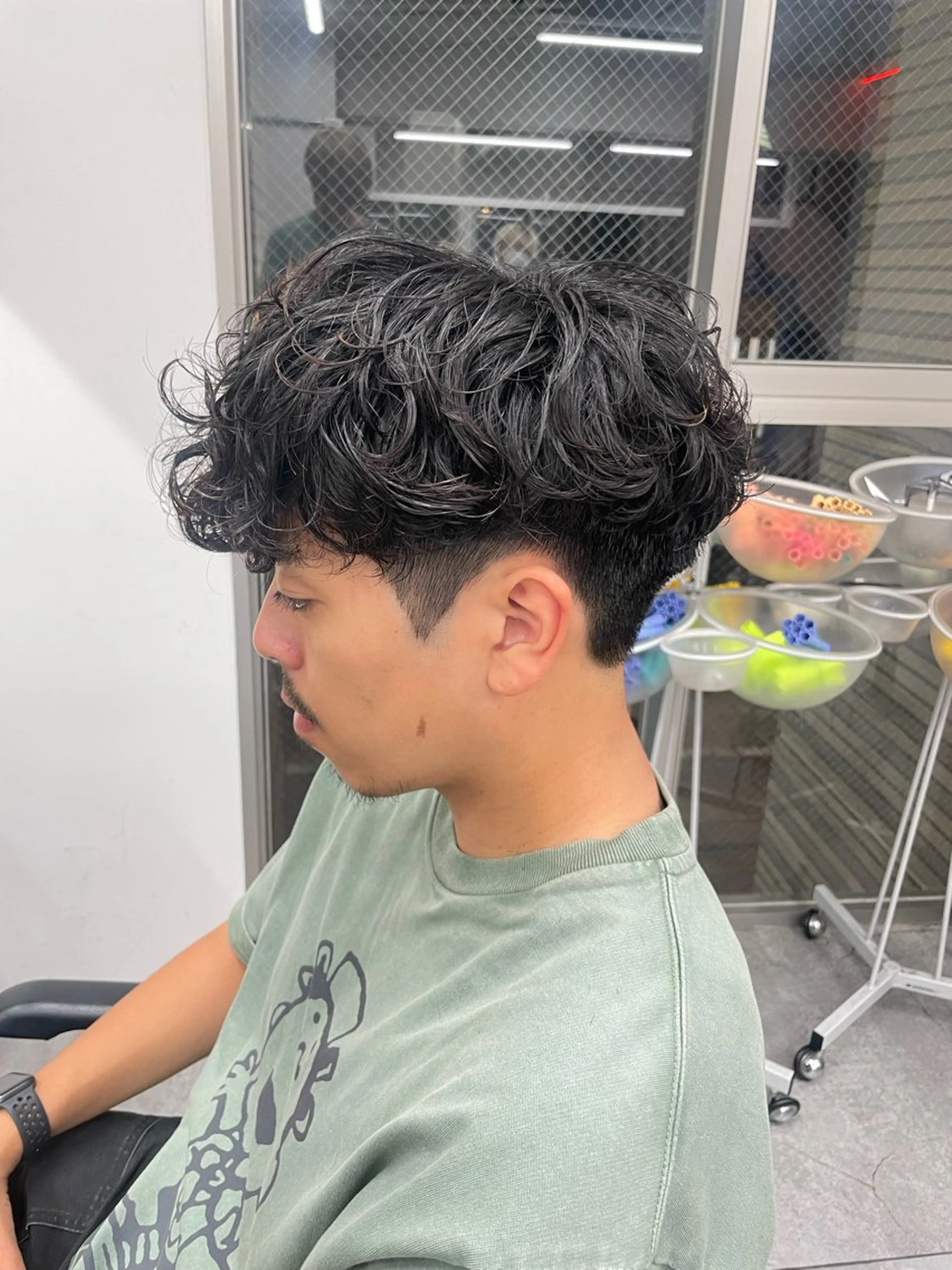 パーマ メンズ カット パーマ 町田エリアＮｏ．１/ パーマ特化/太田京希のヘアスタイル