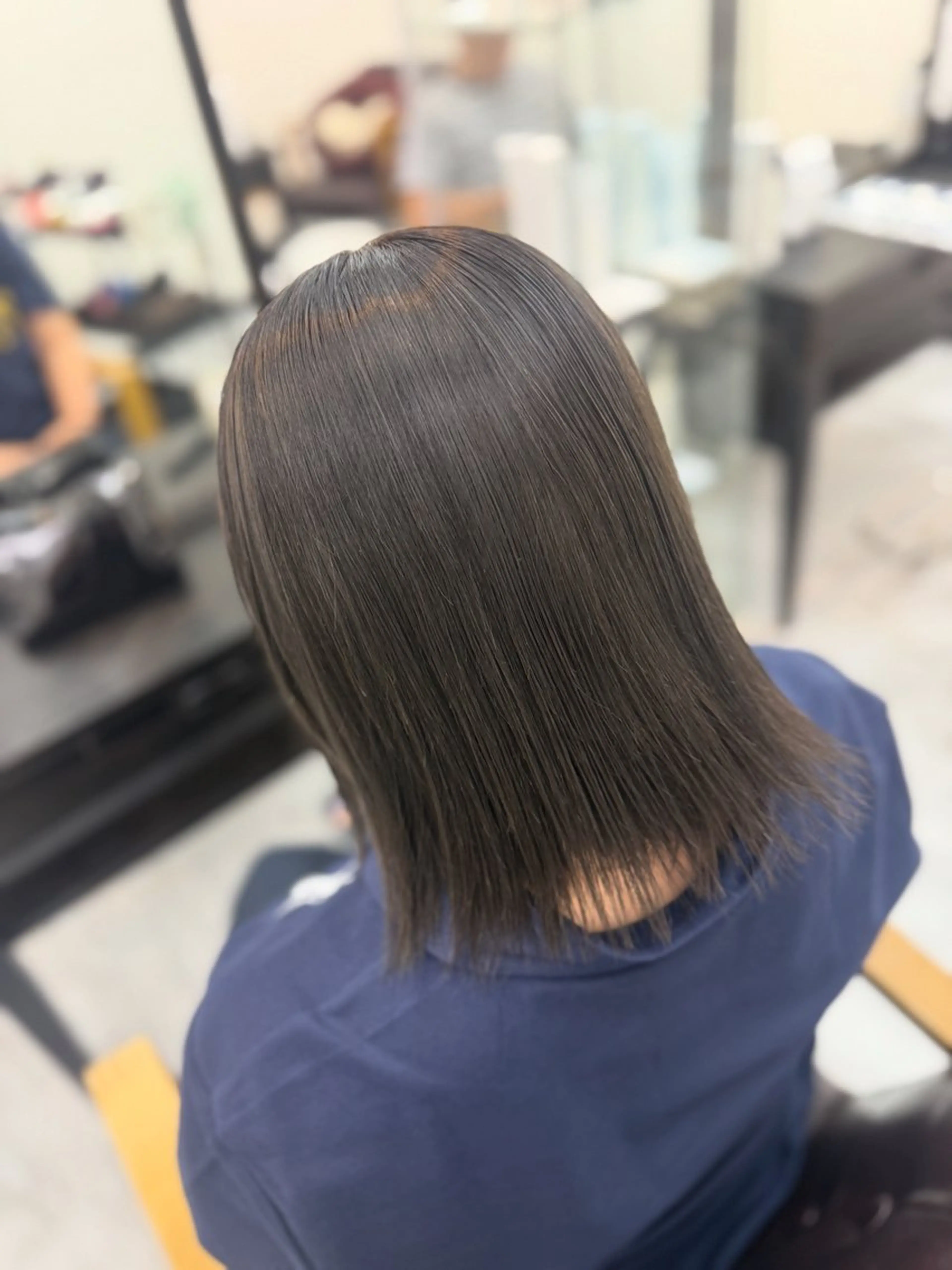 ミディアム カラー 髪質改善 arose久留米所属・山中 莉乃のヘアスタイル