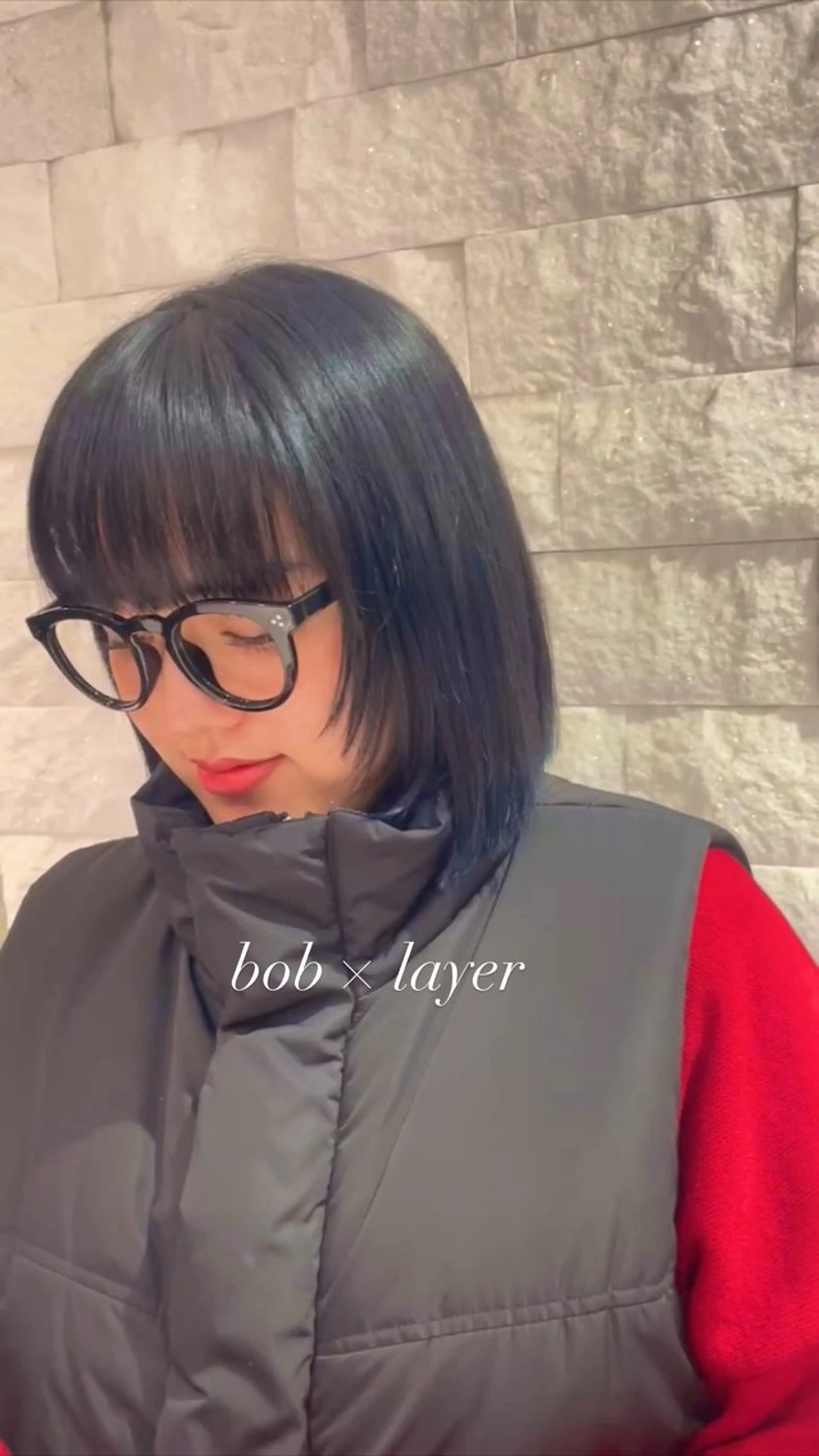 ショート カラー 藤沢/レイヤー/ メンズパーマのヘアスタイル