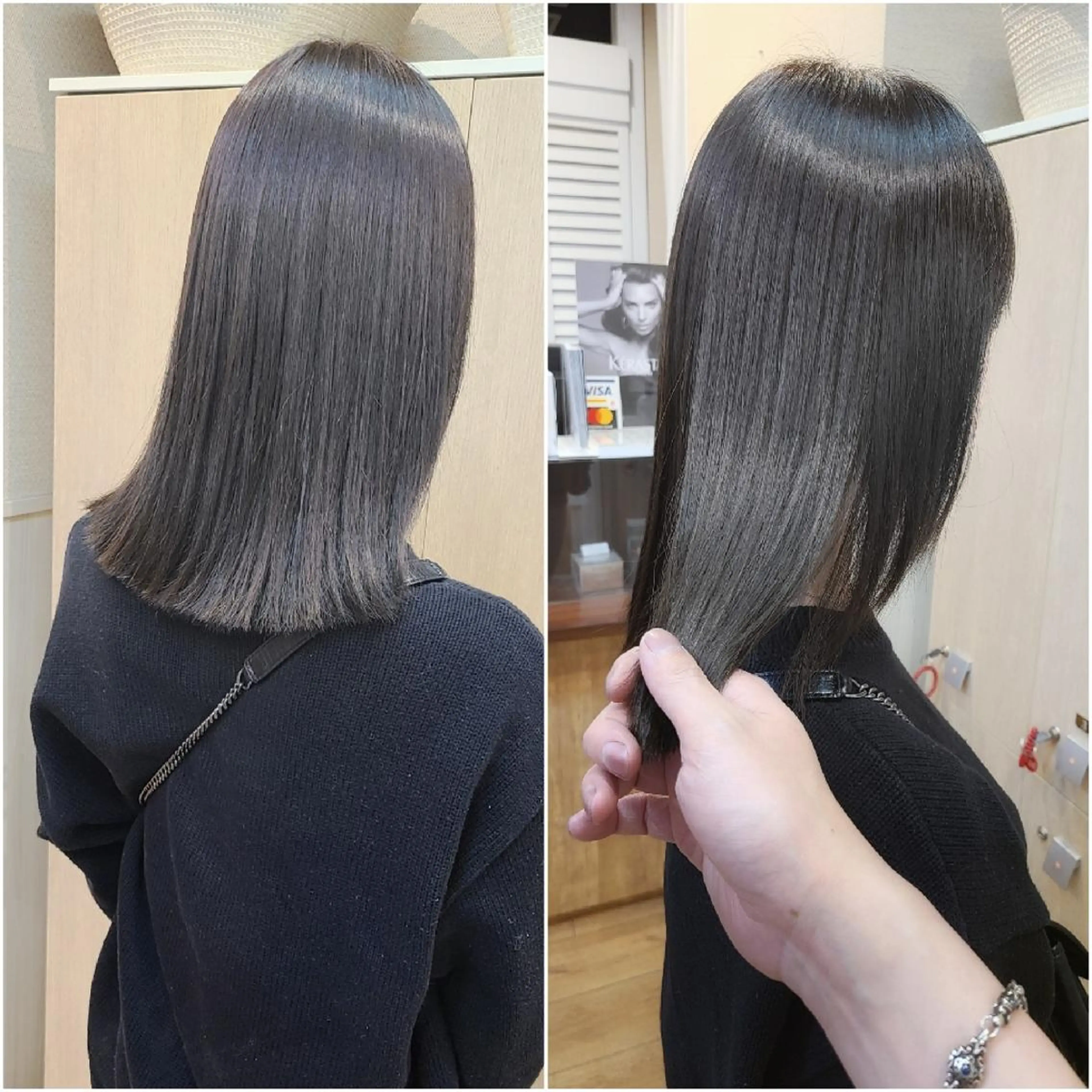 ミディアム カラー グレージュ トリートメント 【ネウィ天王寺 】seiyaのヘアスタイル