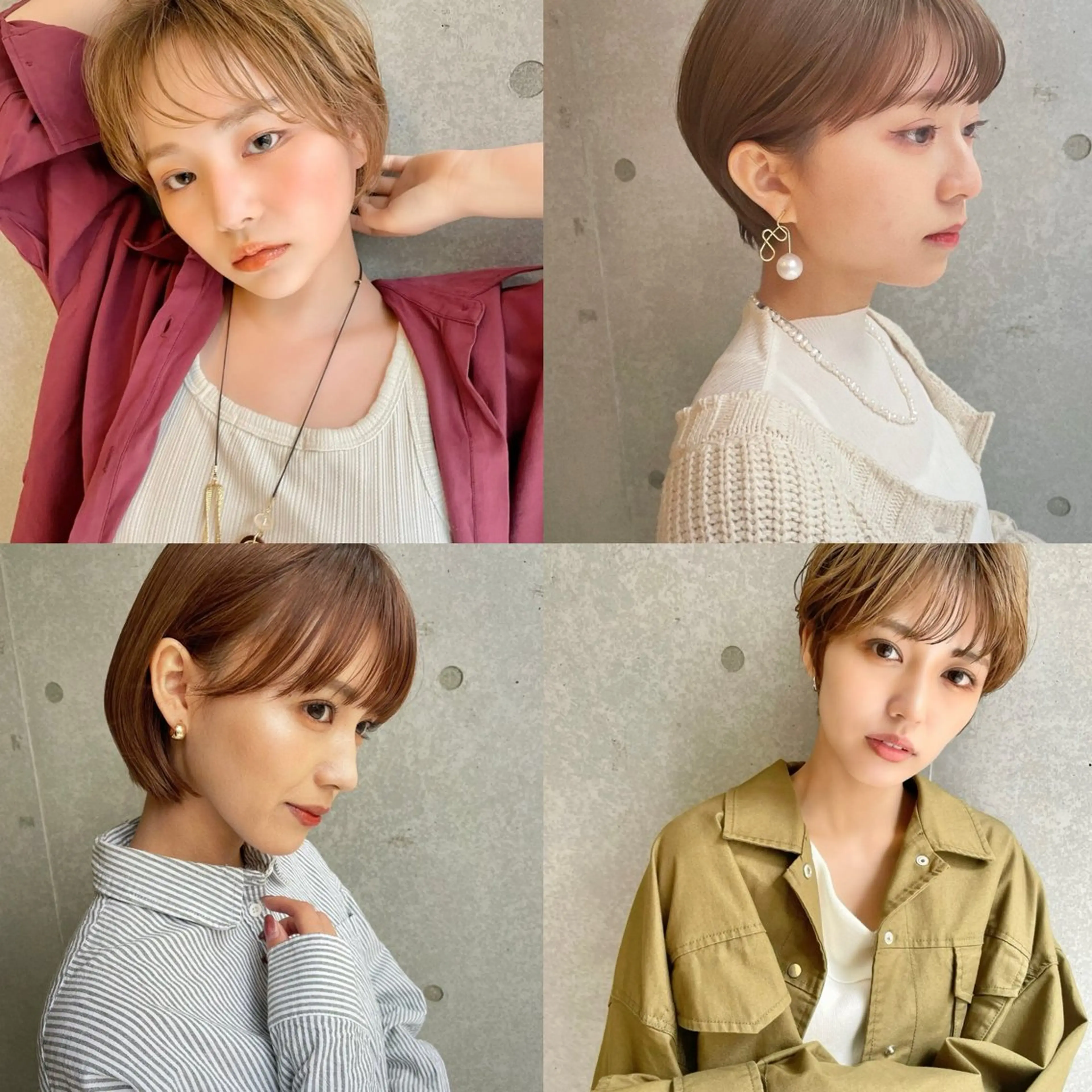 ショート カラー レイヤー/顔まわり/ 増子 美沙希🍀🫧のヘアスタイル