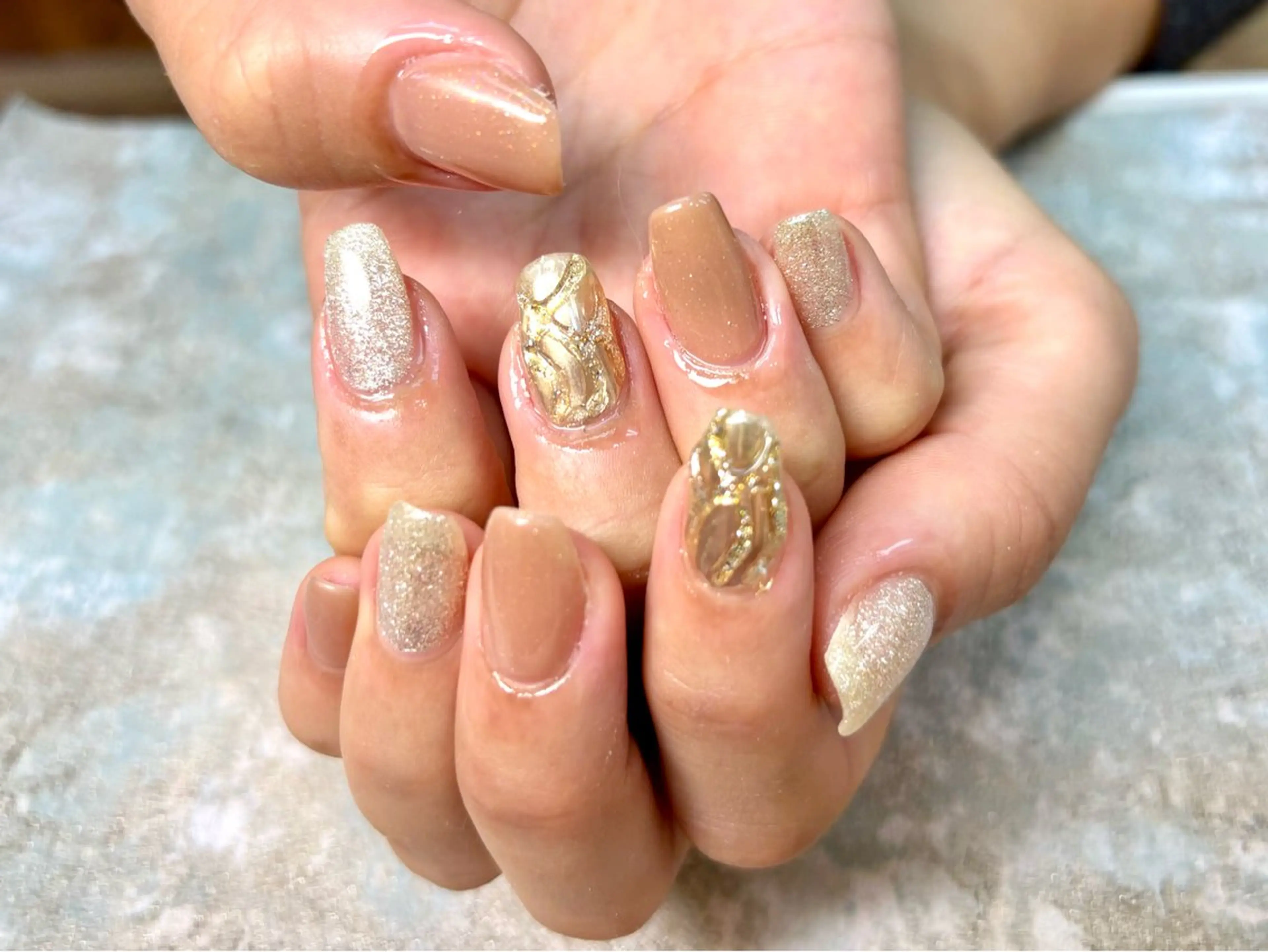 ネイル Queennail 北堀江megumiのネイルデザイン