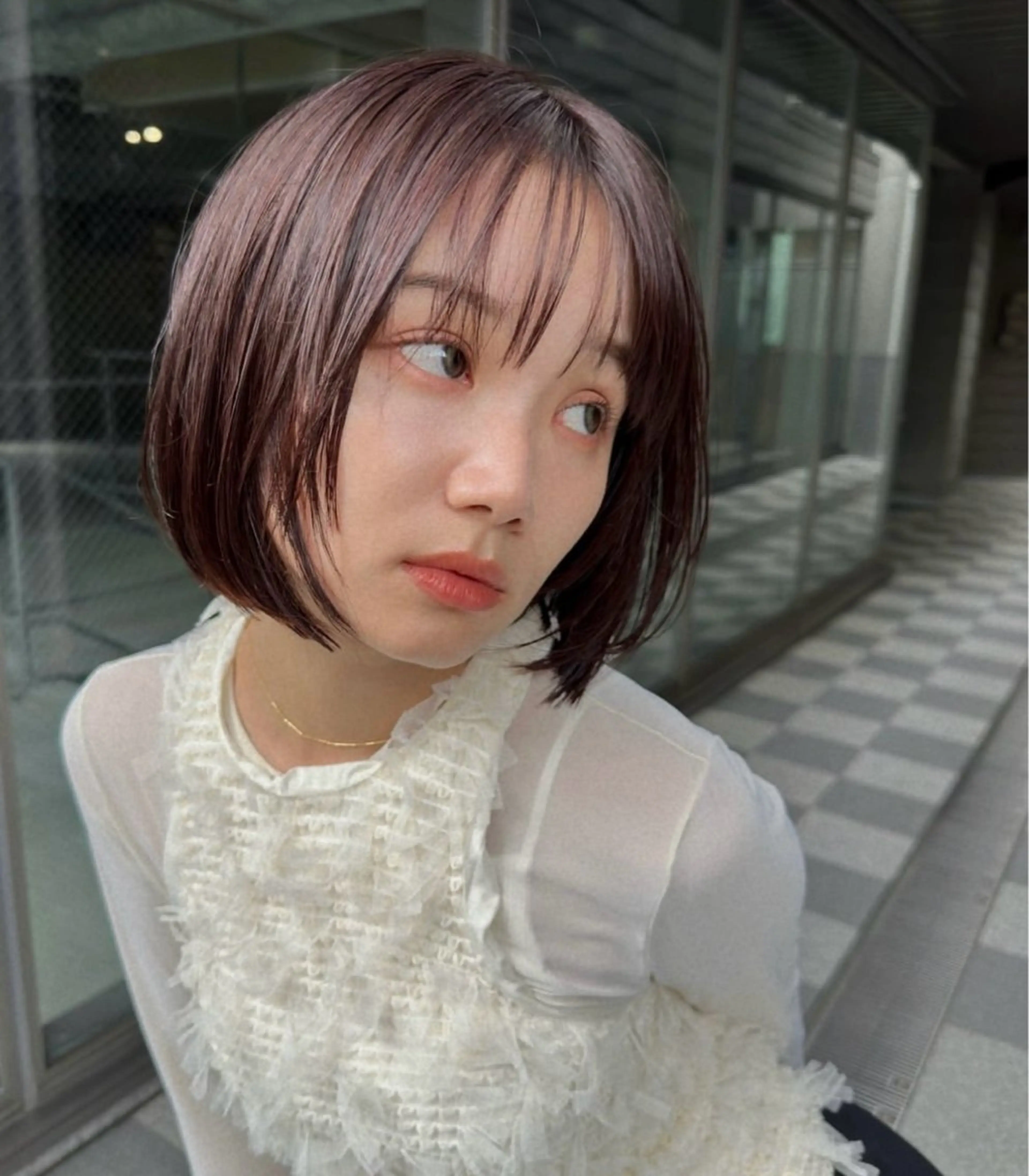 ショート カラー カット 似合わせカット⚪︎ ／フェイスレイヤーのヘアスタイル