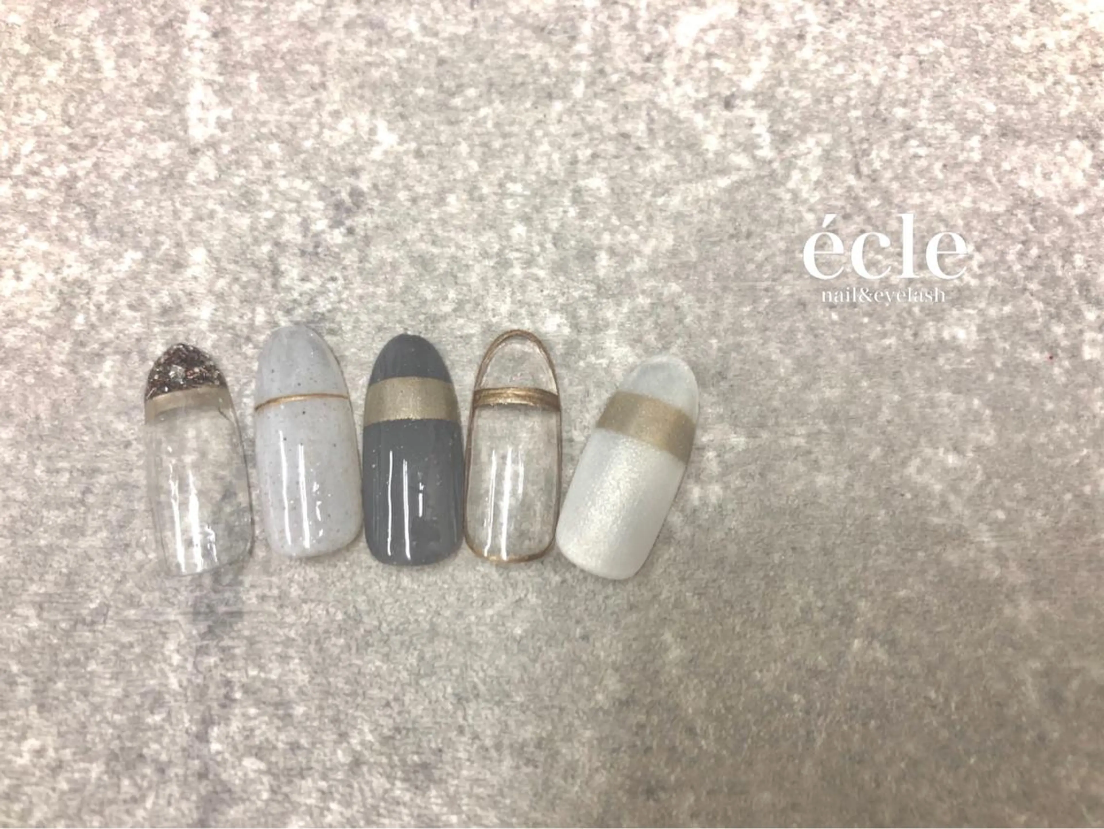 ネイル ハンドネイル écle nail&eyeのネイルデザイン