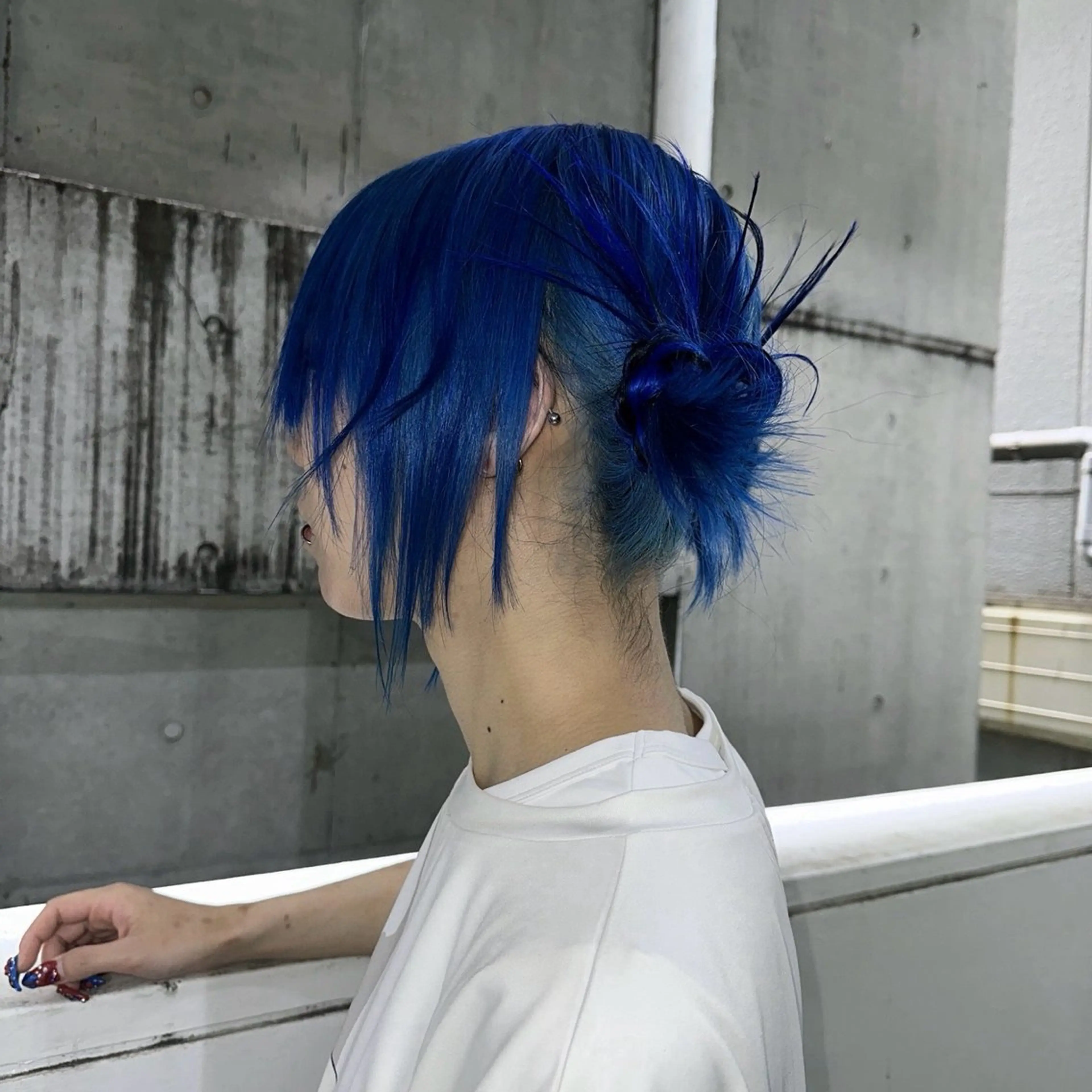 ロング カラー ヘアカラー ハイトーン/ウルフ /エクステ/ましろのヘアスタイル