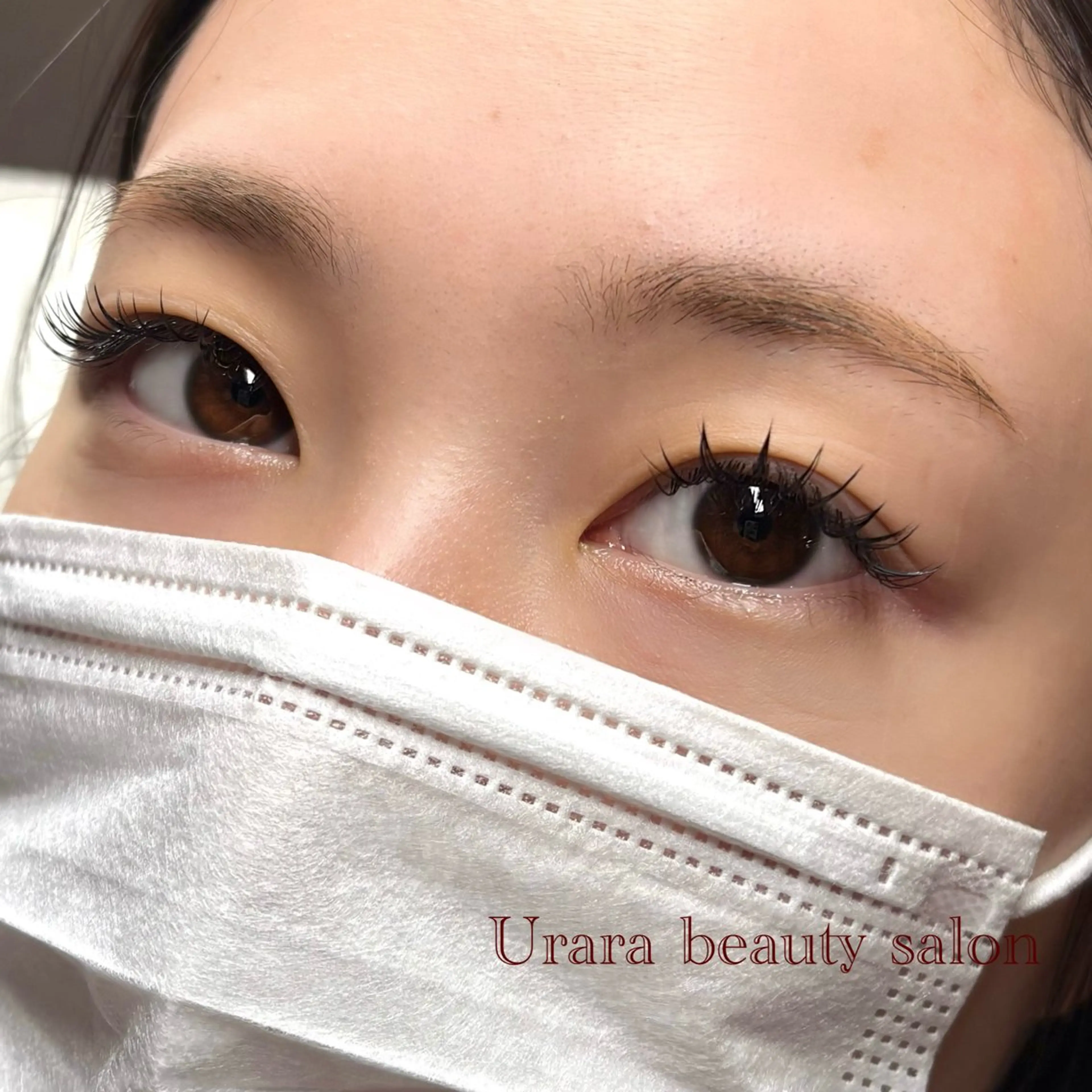 マツエク・マツパ パリジェンヌラッシュリフト まつげパーマ 一重×まつ毛パーマ マツエク Urara beauty salon所属・Urara KANAのマツエク・マツパデザイン