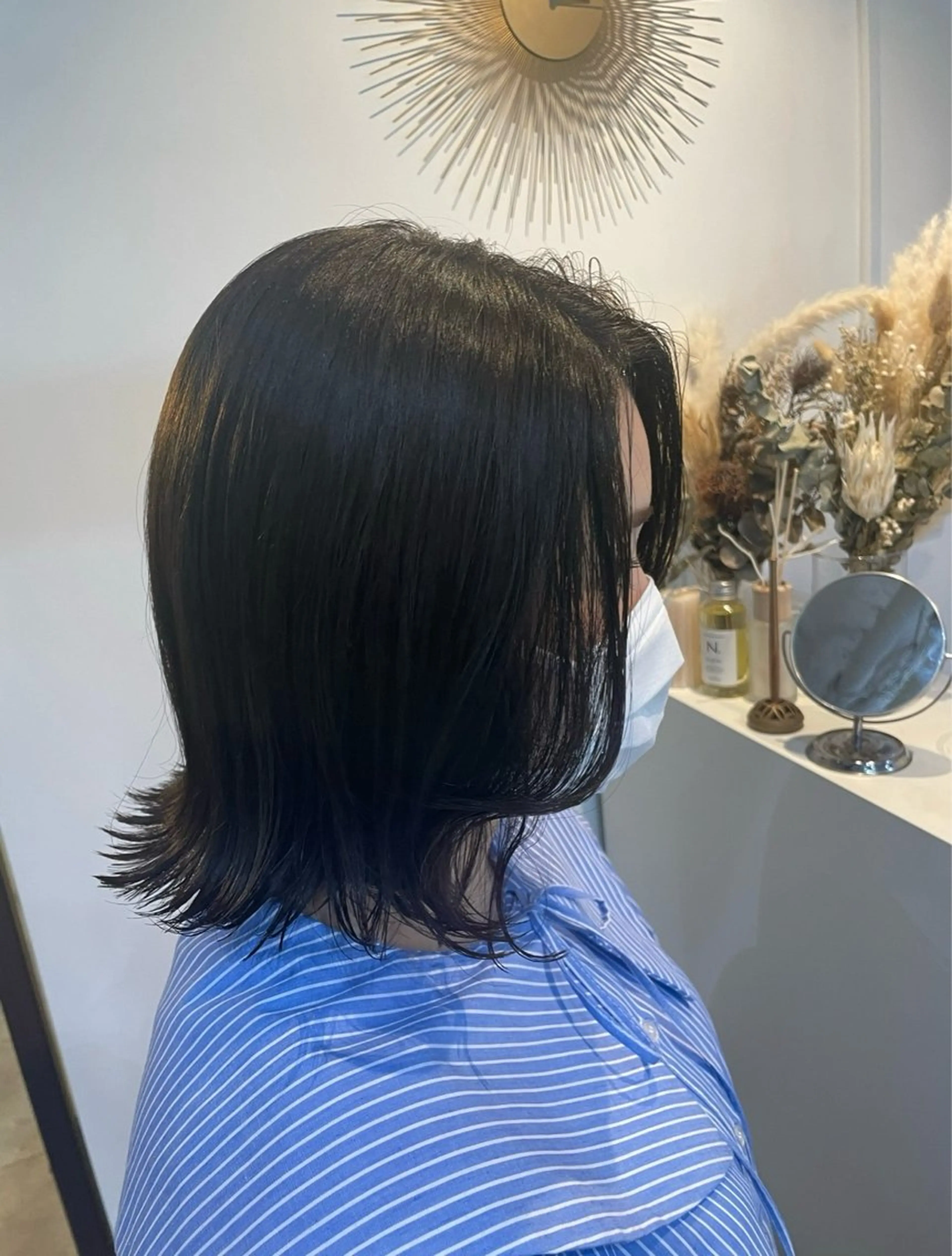 似合わせカット➕🌷🌷白髪染めフルカラー🌷🌷の写真