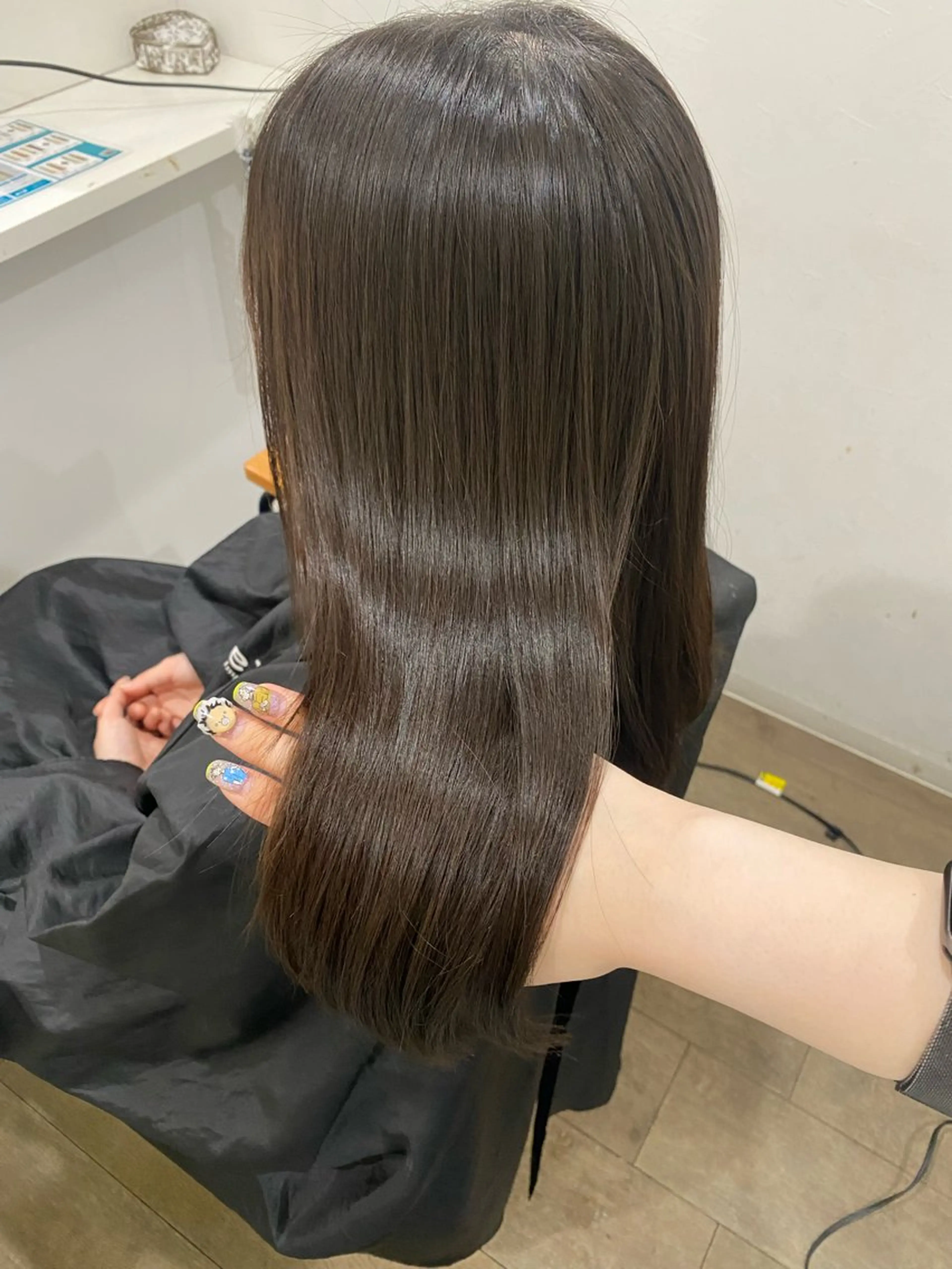 ロング カット ヘアカラー 縮毛矯正 Jewel Box東梅田所属・髪質改善サロン 梅田/ヨナミネのヘアスタイル