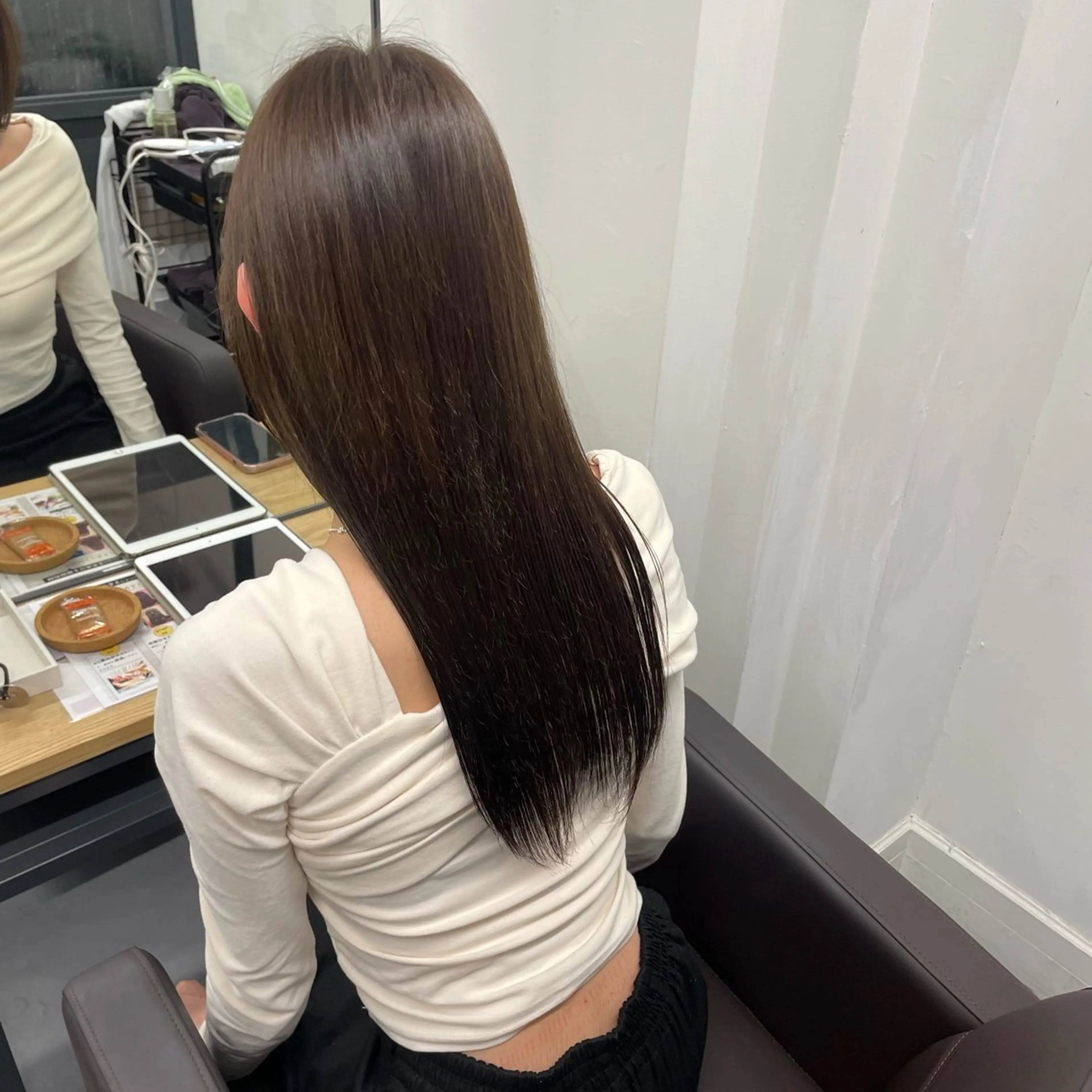 ロング カリン/ カット・ブリーチのヘアスタイル