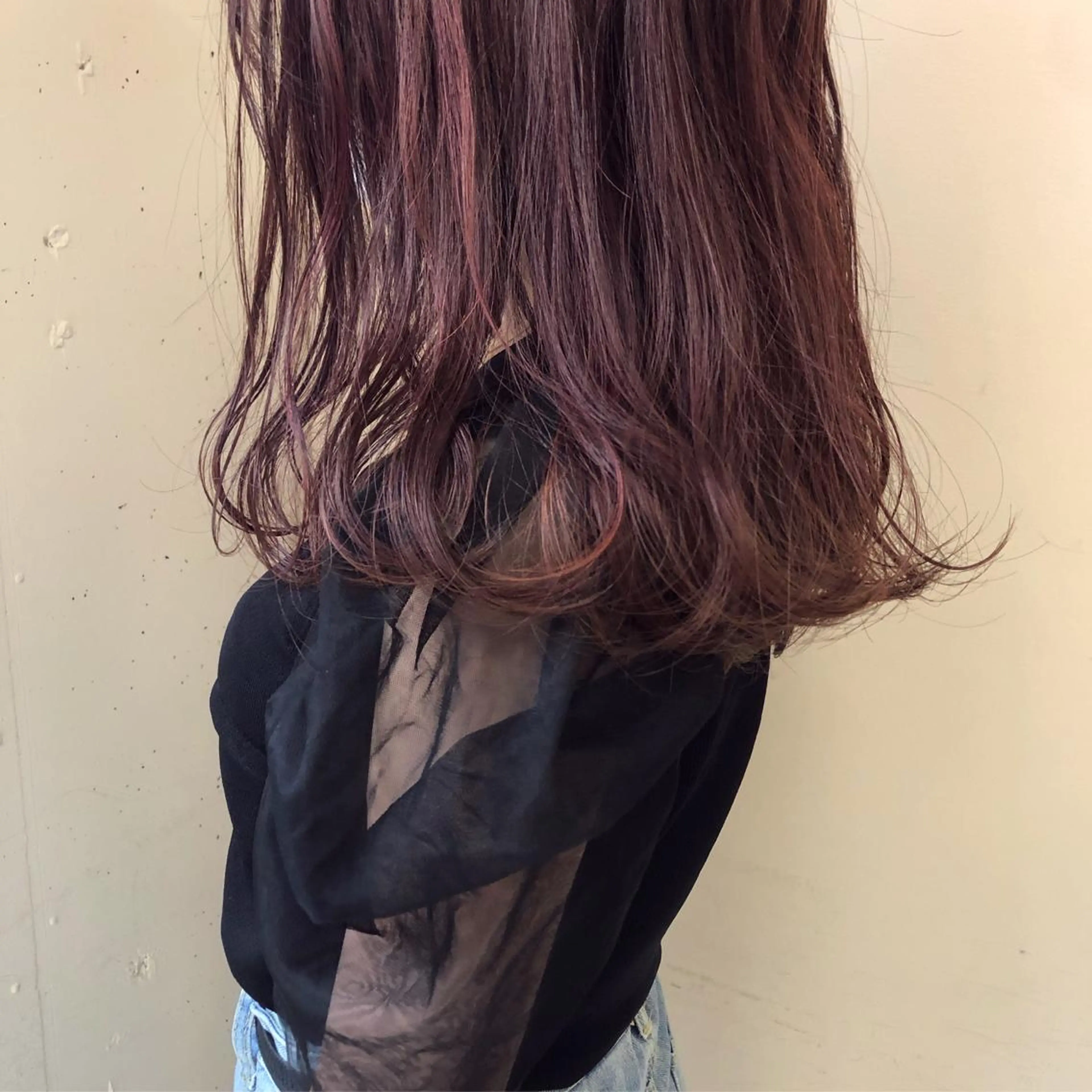 セミロング レイヤーカット/ 透明感カラーmikuのヘアスタイル