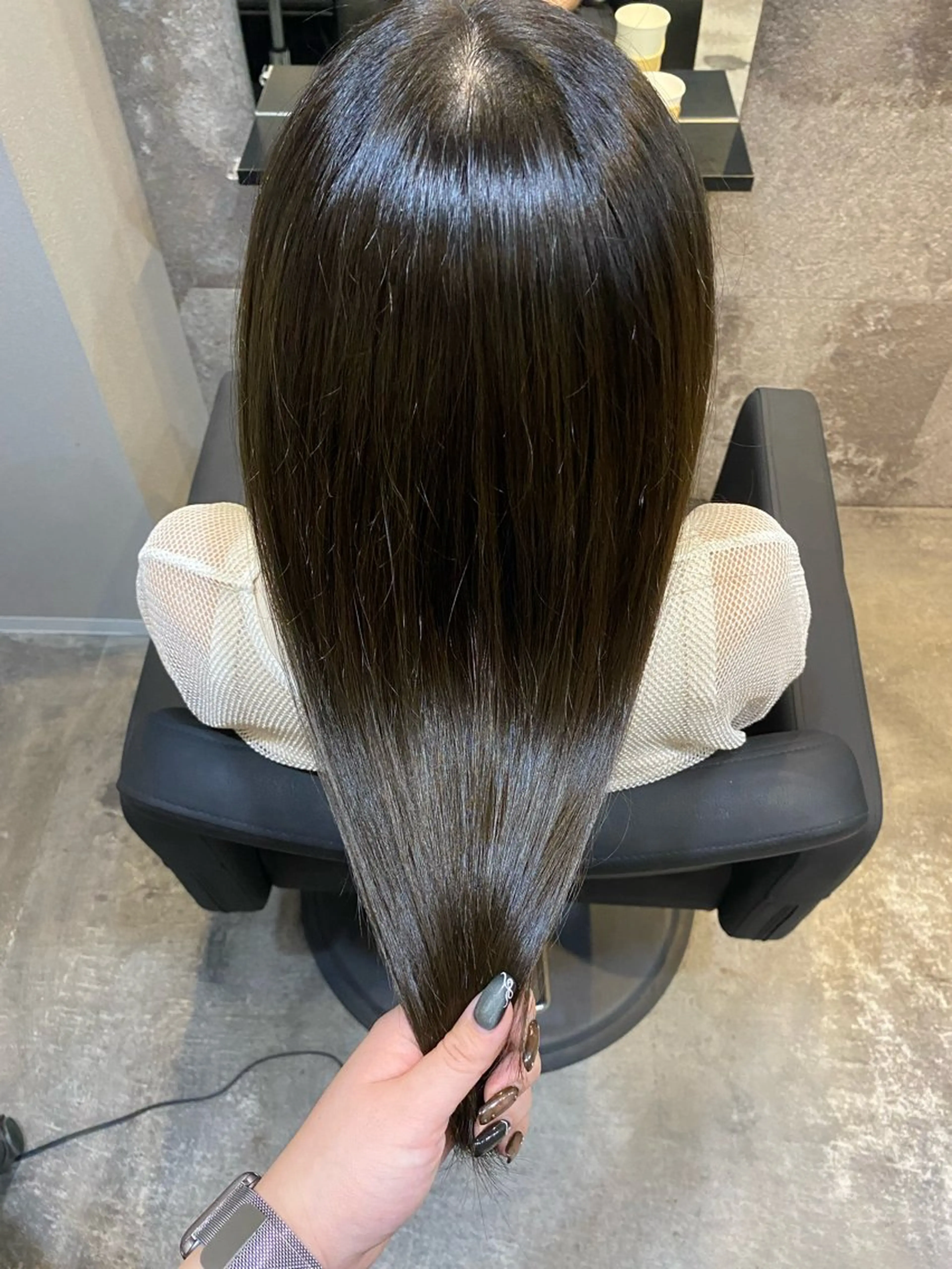 ロング カラー ブリーチカラーと、髪 質改善。HARUKAのヘアスタイル