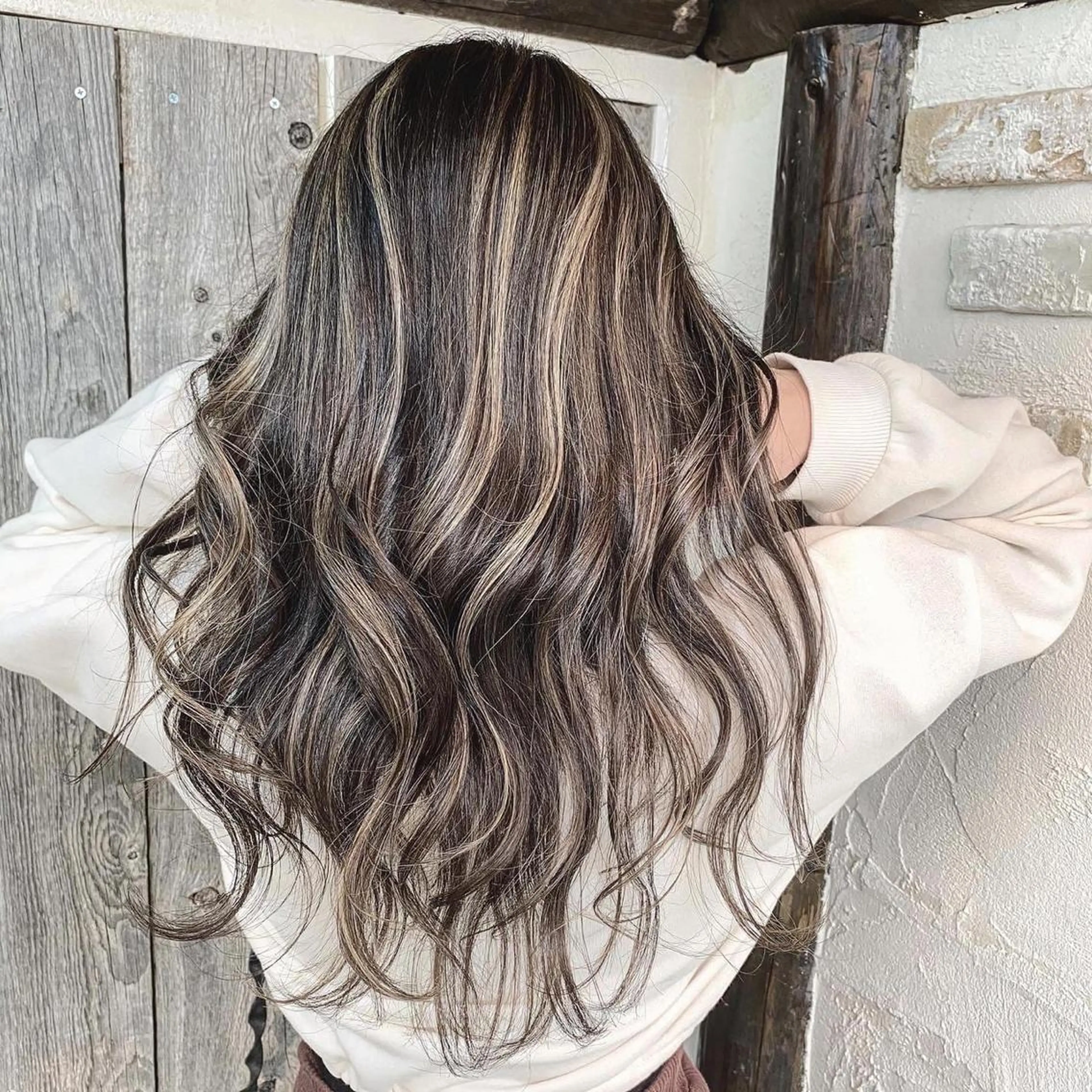 ロング カラー 🎀艶ブリーチカラー 🎀Fan.🎀秋山のヘアスタイル