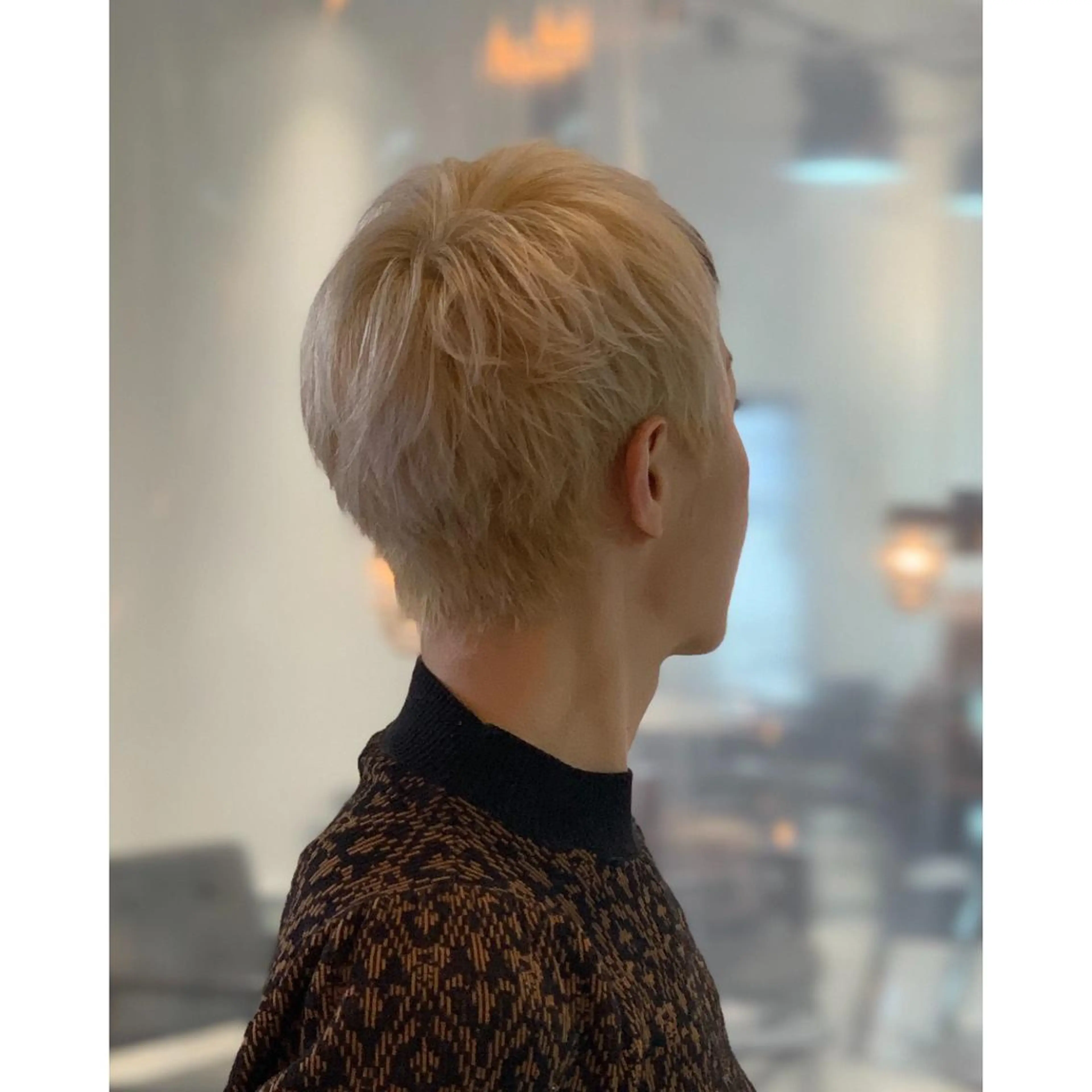 ショート カラー ヘアアレンジ メンズ キッズ ブロンド ショートヘア BRAIDS💎愛子 大人ハイライト💎のヘアスタイル