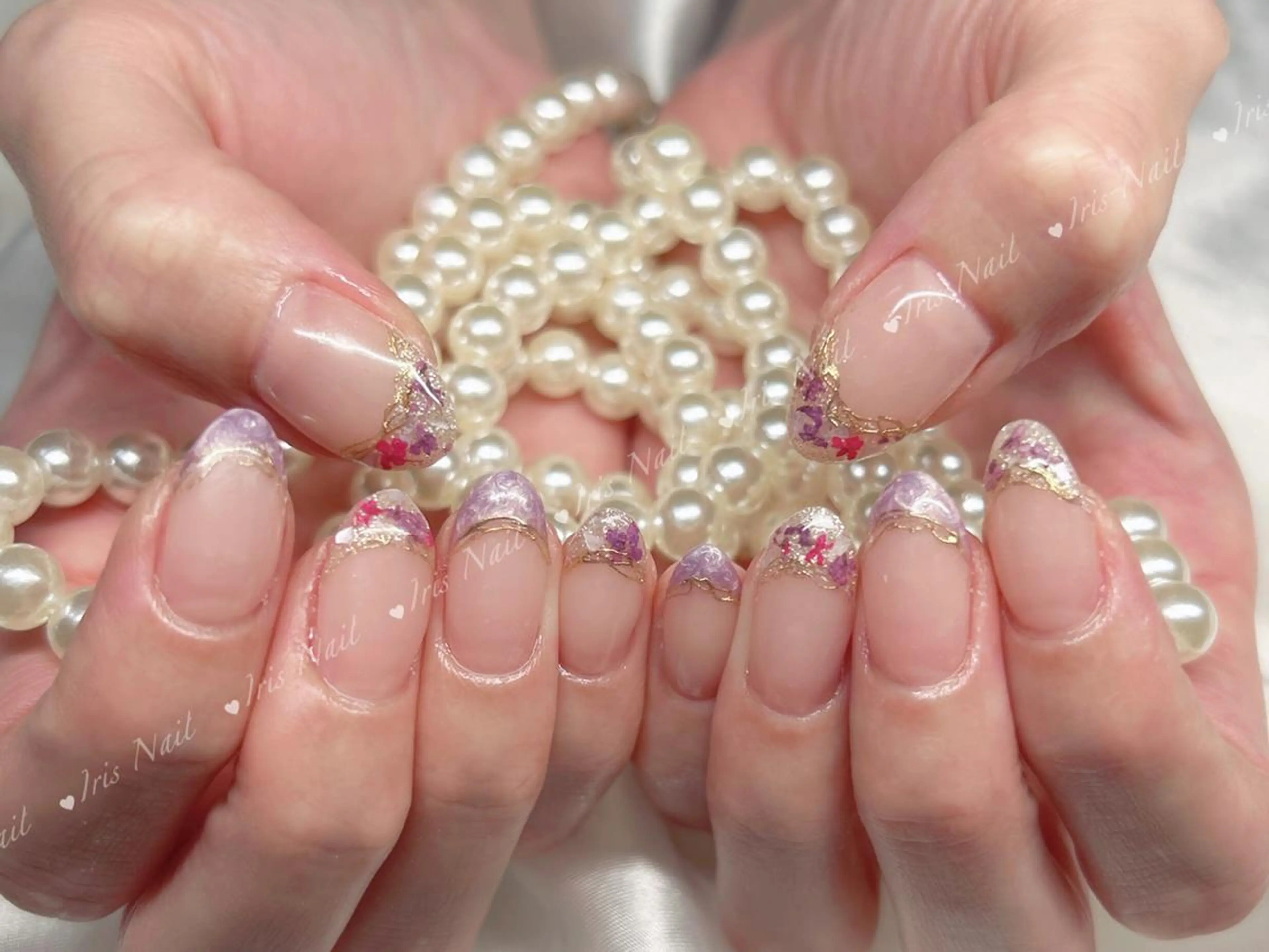 ネイル キラキラネイル ハンドネイル ハンドケア IRIS NAIL大塚のネイルデザイン