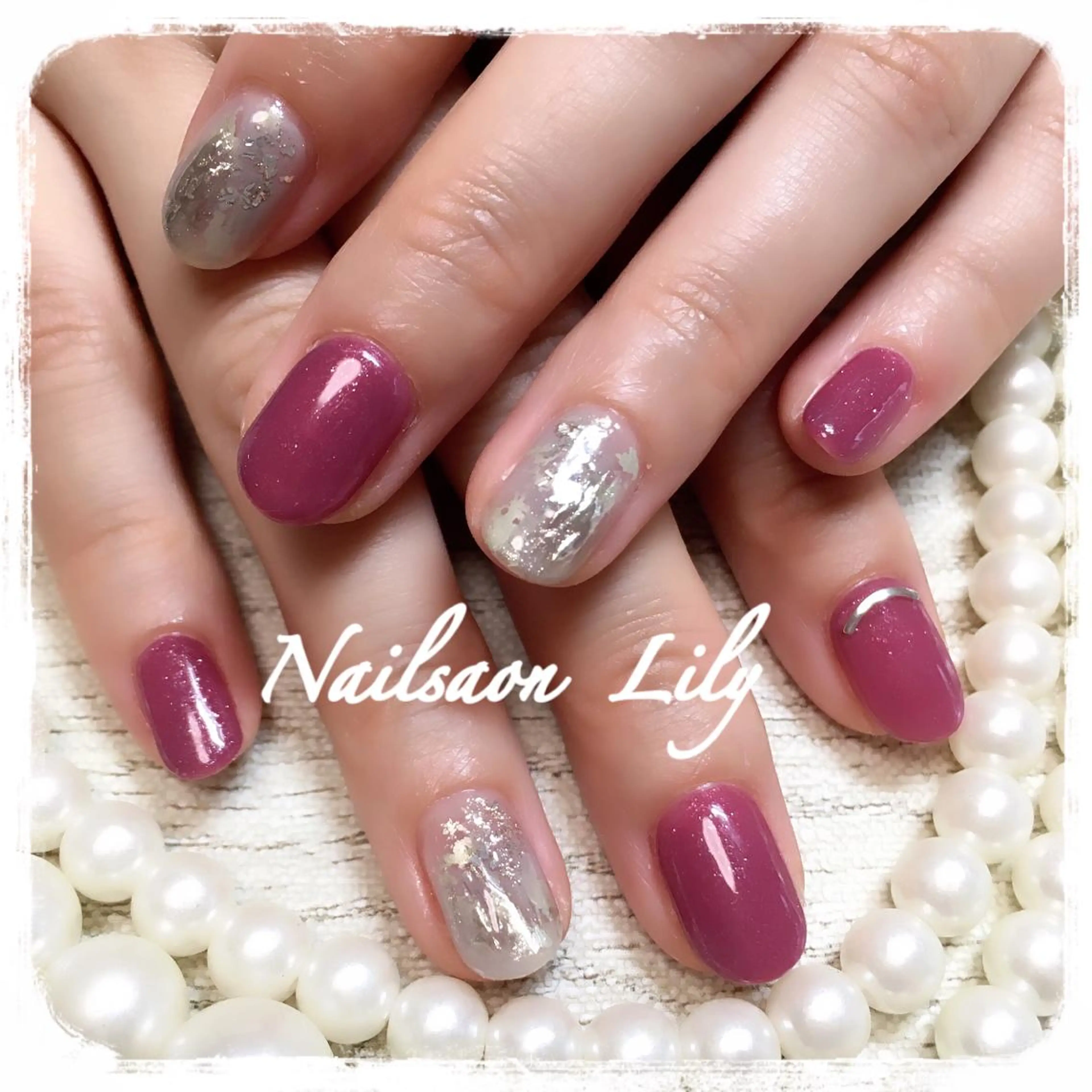 ネイル ニュアンスネイル Nailsalon Lilyのネイルデザイン