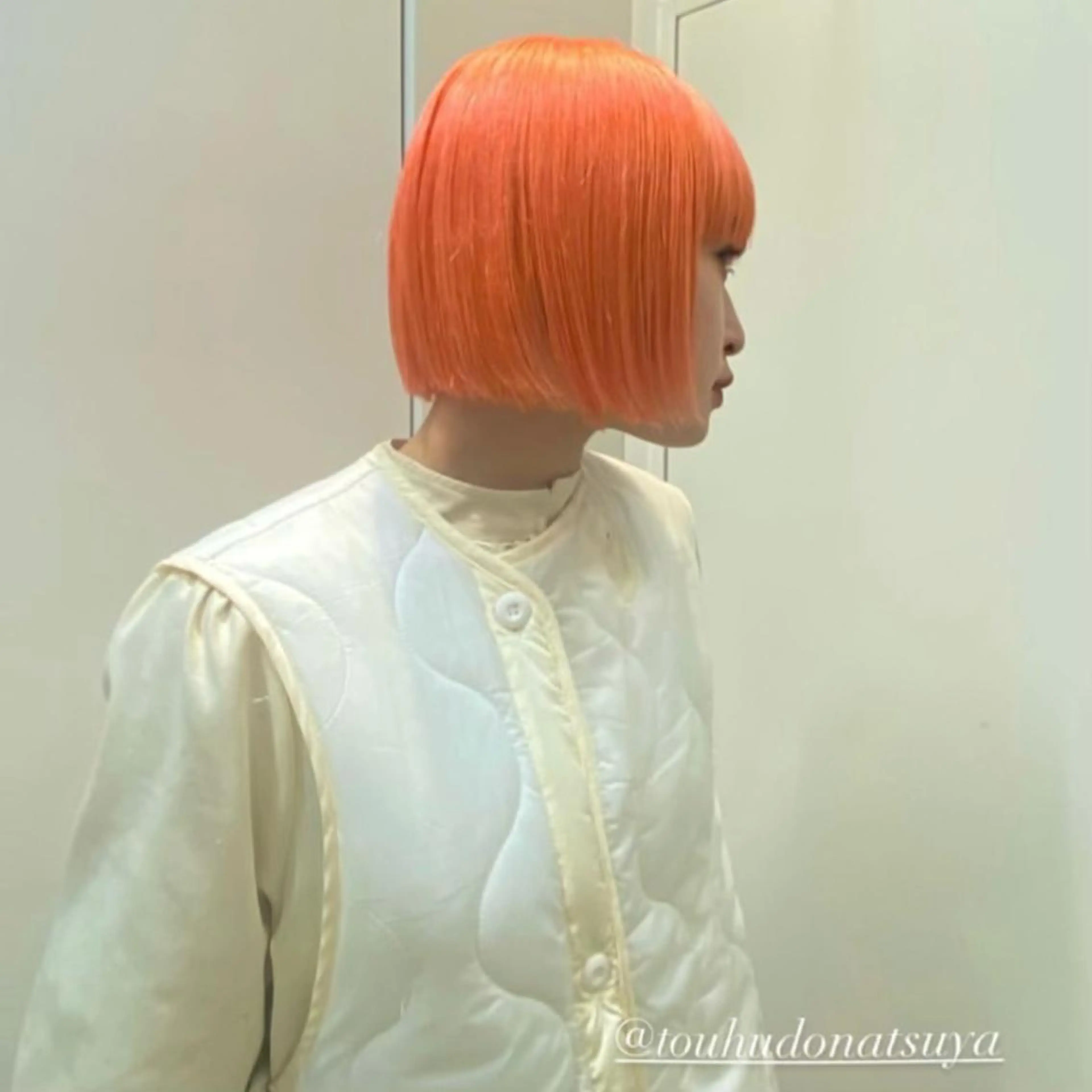 ショート カラー ボブハイトーン🦖 デザインMAMIのヘアスタイル