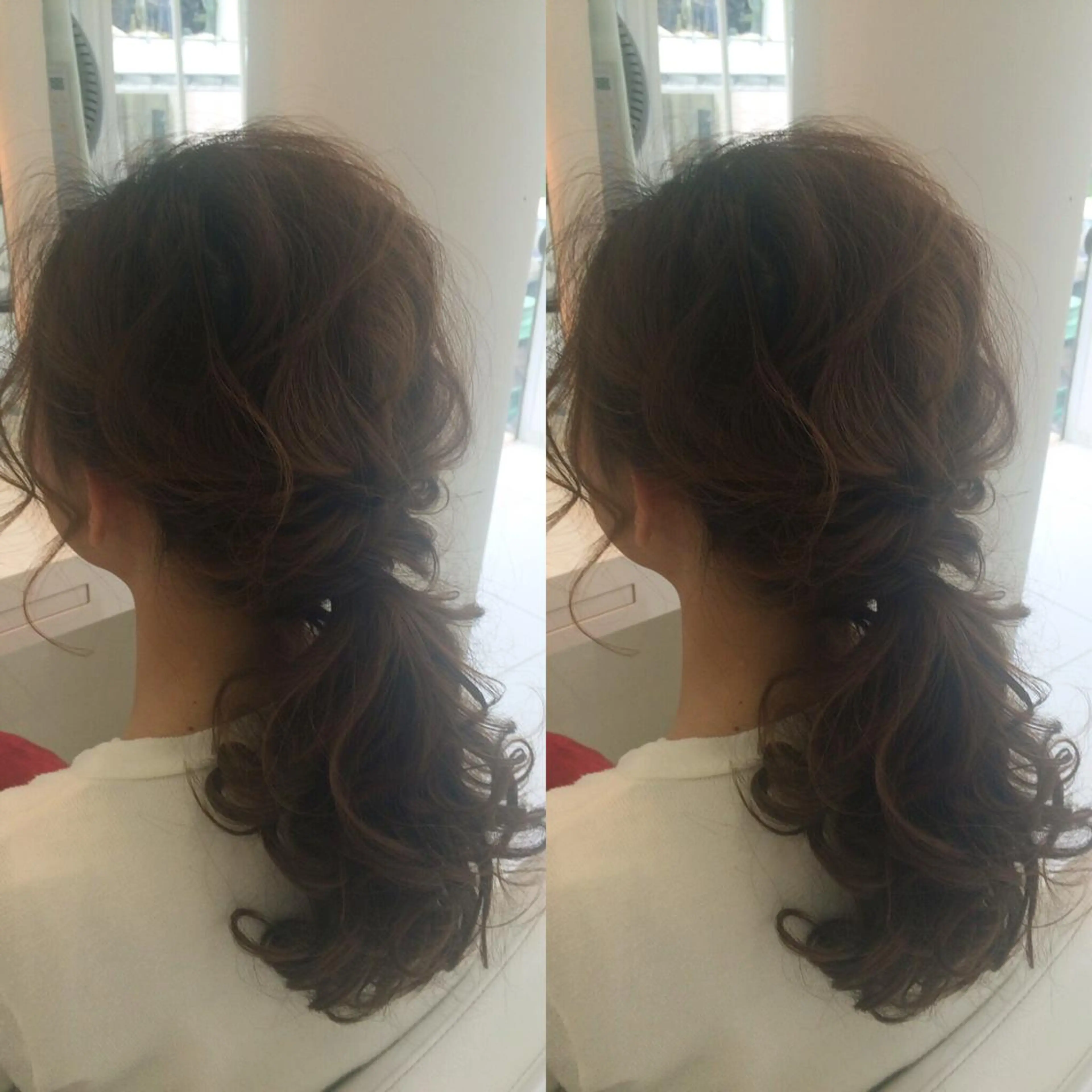 セミロング ロング カラー パーマ ヘアアレンジ STAR所属・内藤 達也のヘアスタイル