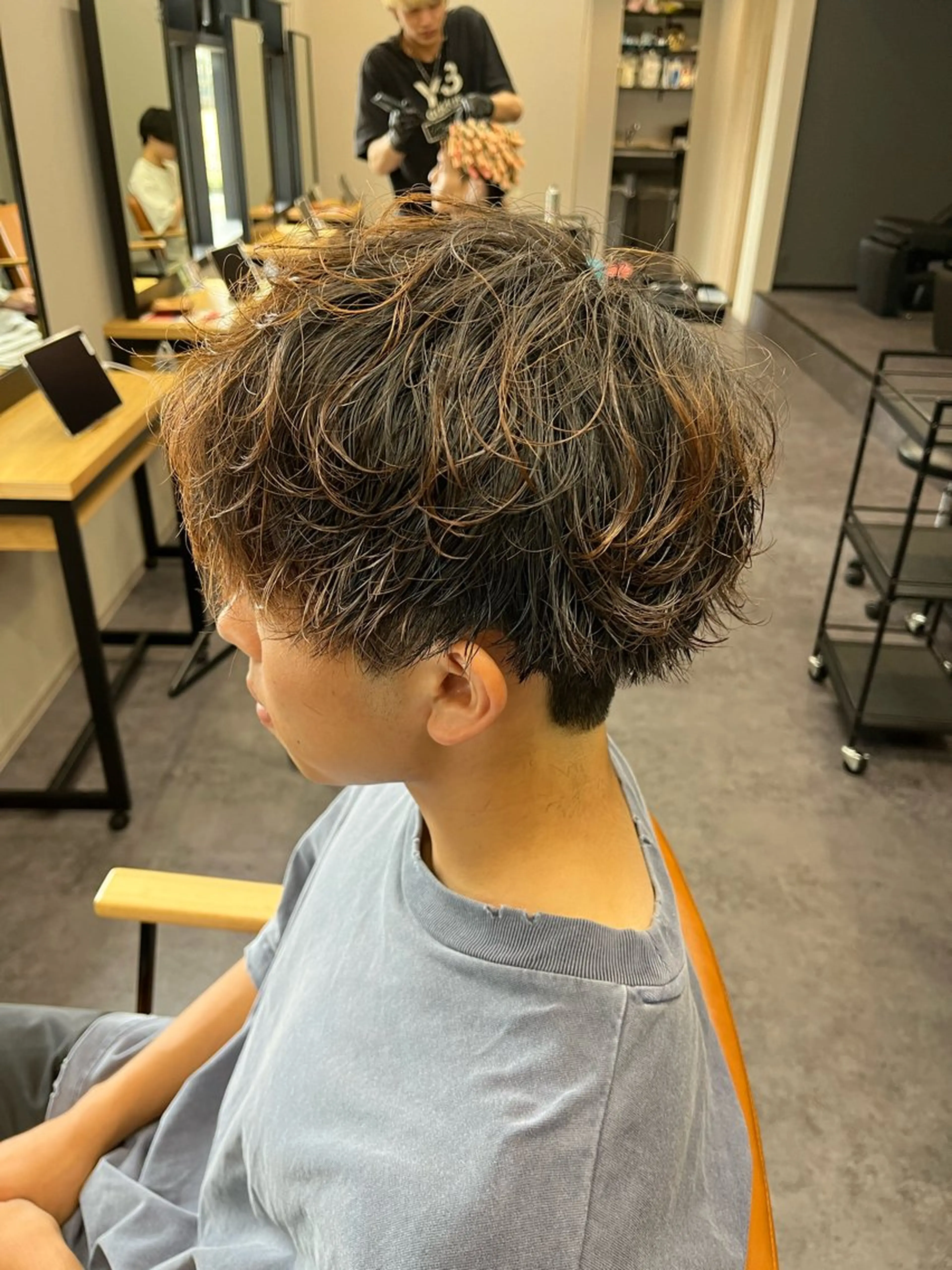 パーマ メンズ mare宇部高前店 /スタッフモデルのヘアスタイル