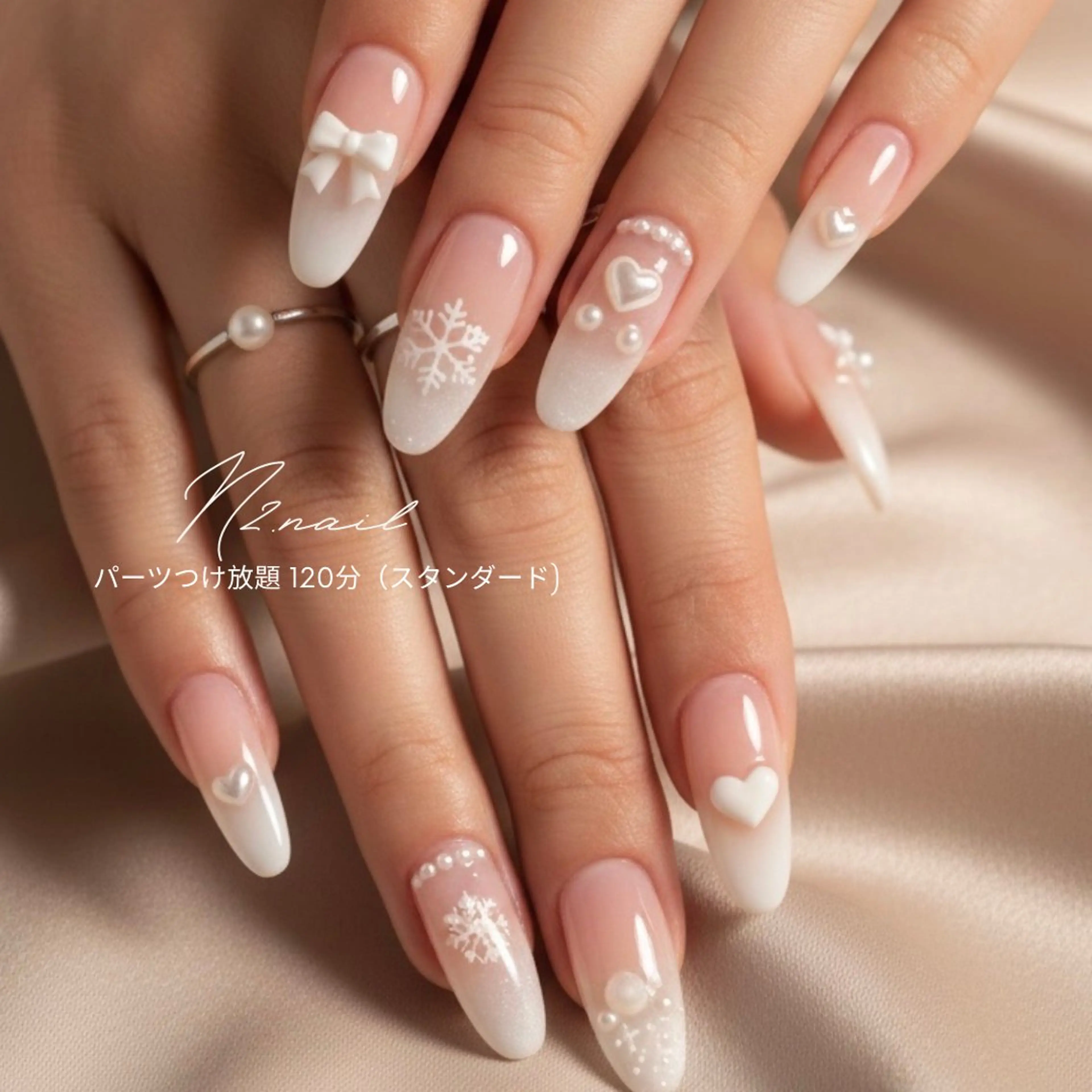 ミディアム ハンドネイル N2.nail所属・N2 nailのネイルデザイン