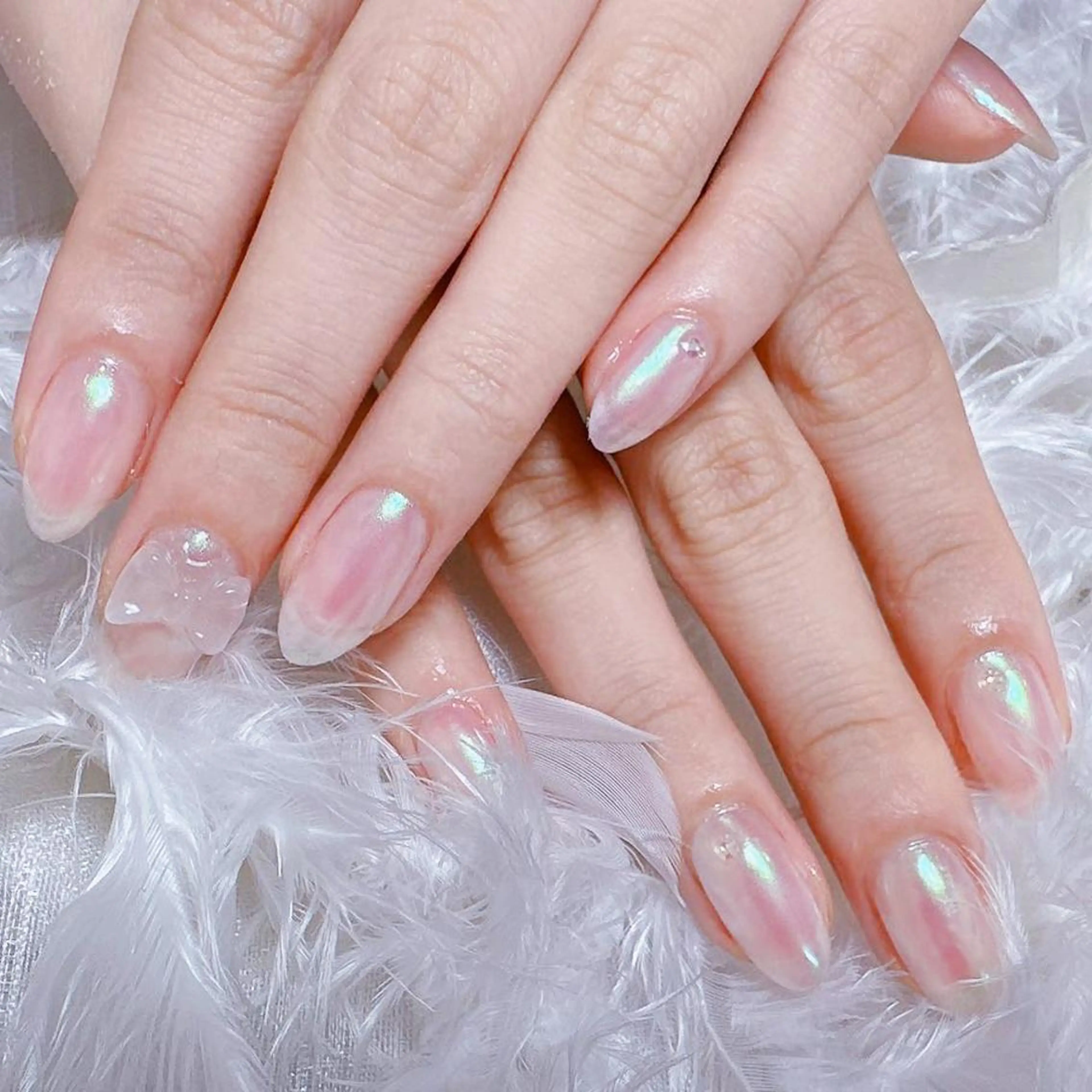 ヘアアレンジ ハンドネイル Diamond NAIL💝のネイルデザイン