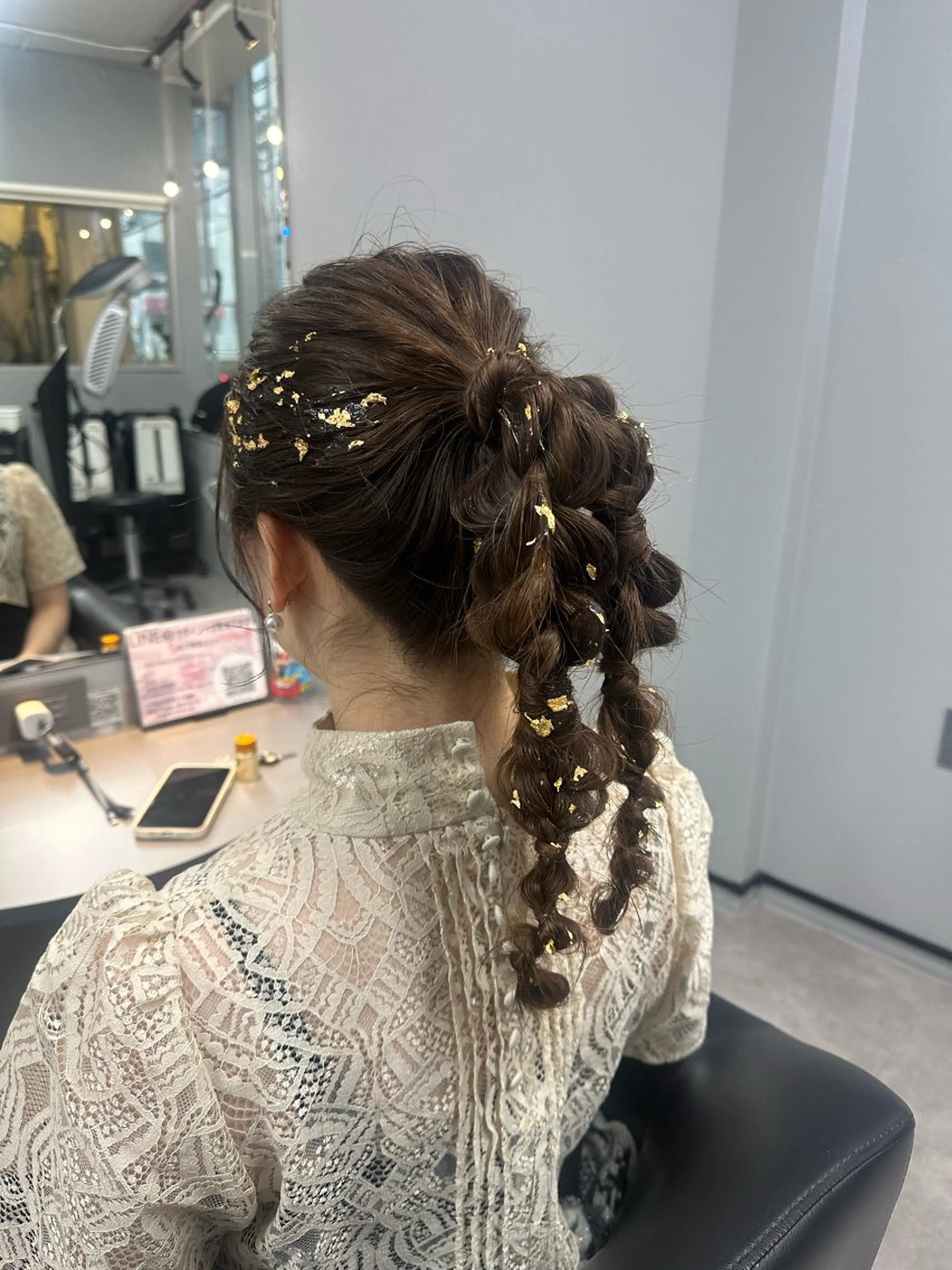 お呼ばれヘアセット🌷の写真
