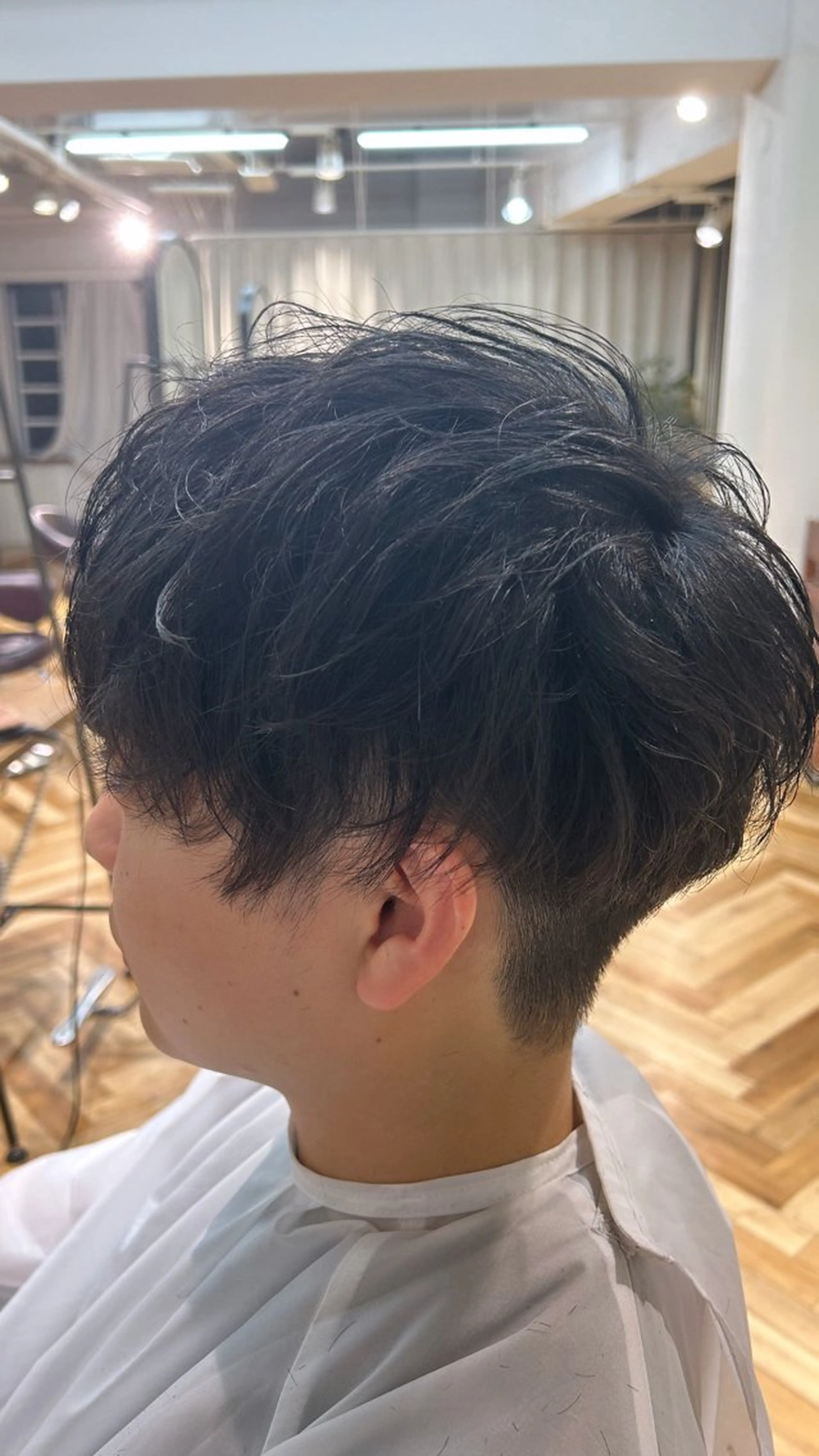 ショート パーマ メンズ メンズパーマ 似合わせカット カット パーマ メンズ/バレイヤー ジュ/HIKARUのヘアスタイル