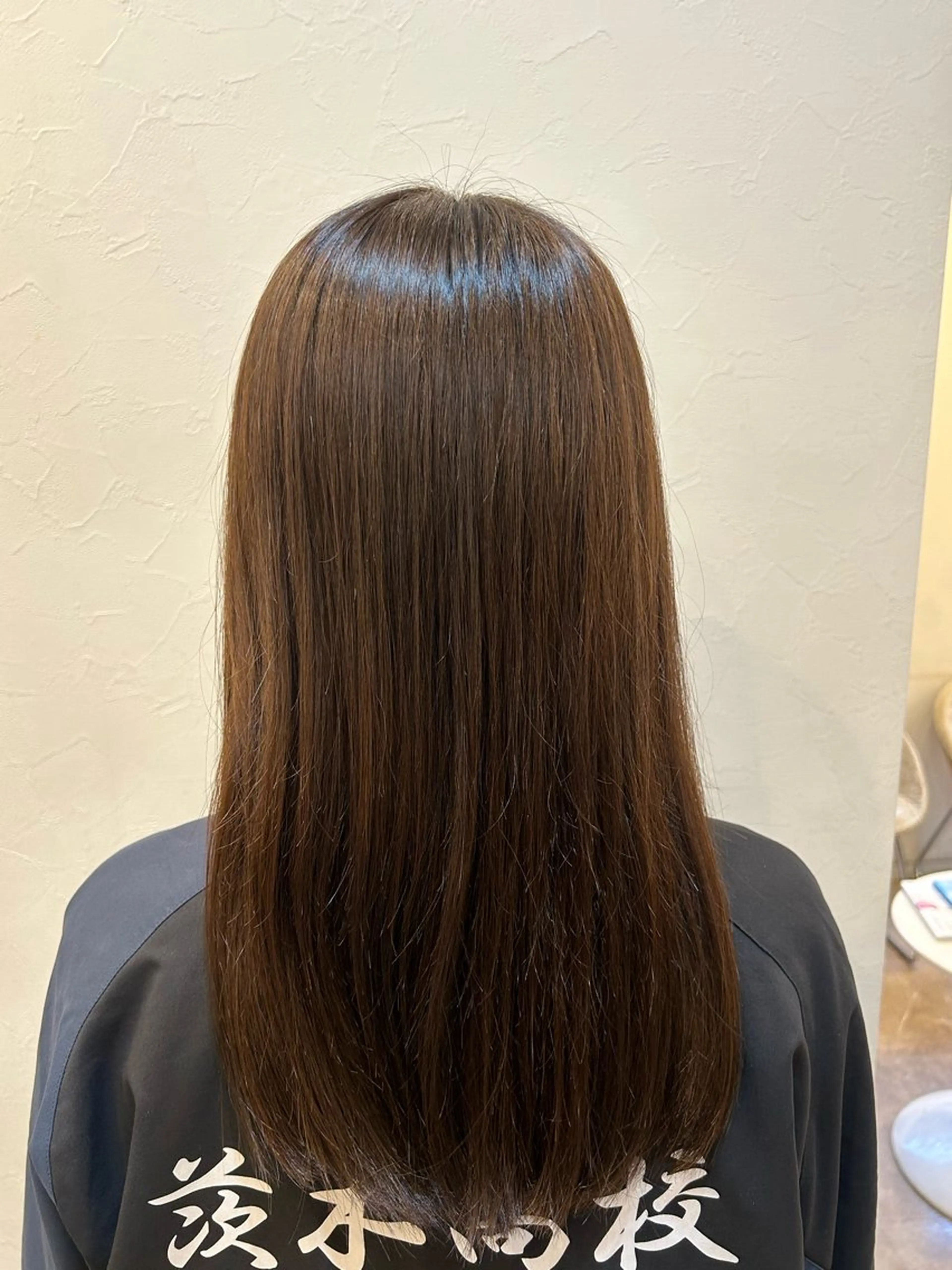 ロング カラー 福本 菜緒のヘアスタイル