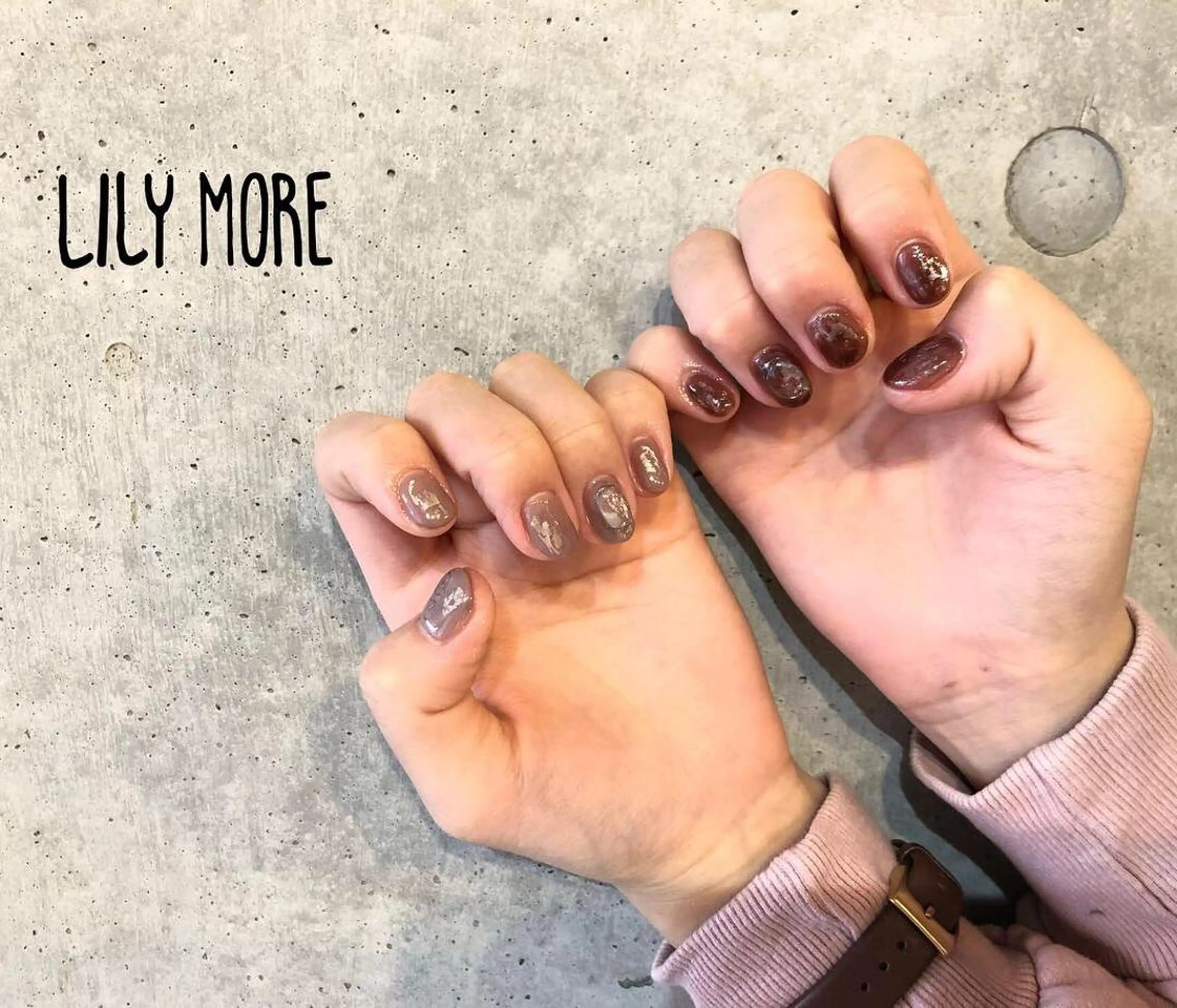 ネイル ニュアンスネイル Lily closetのネイルデザイン