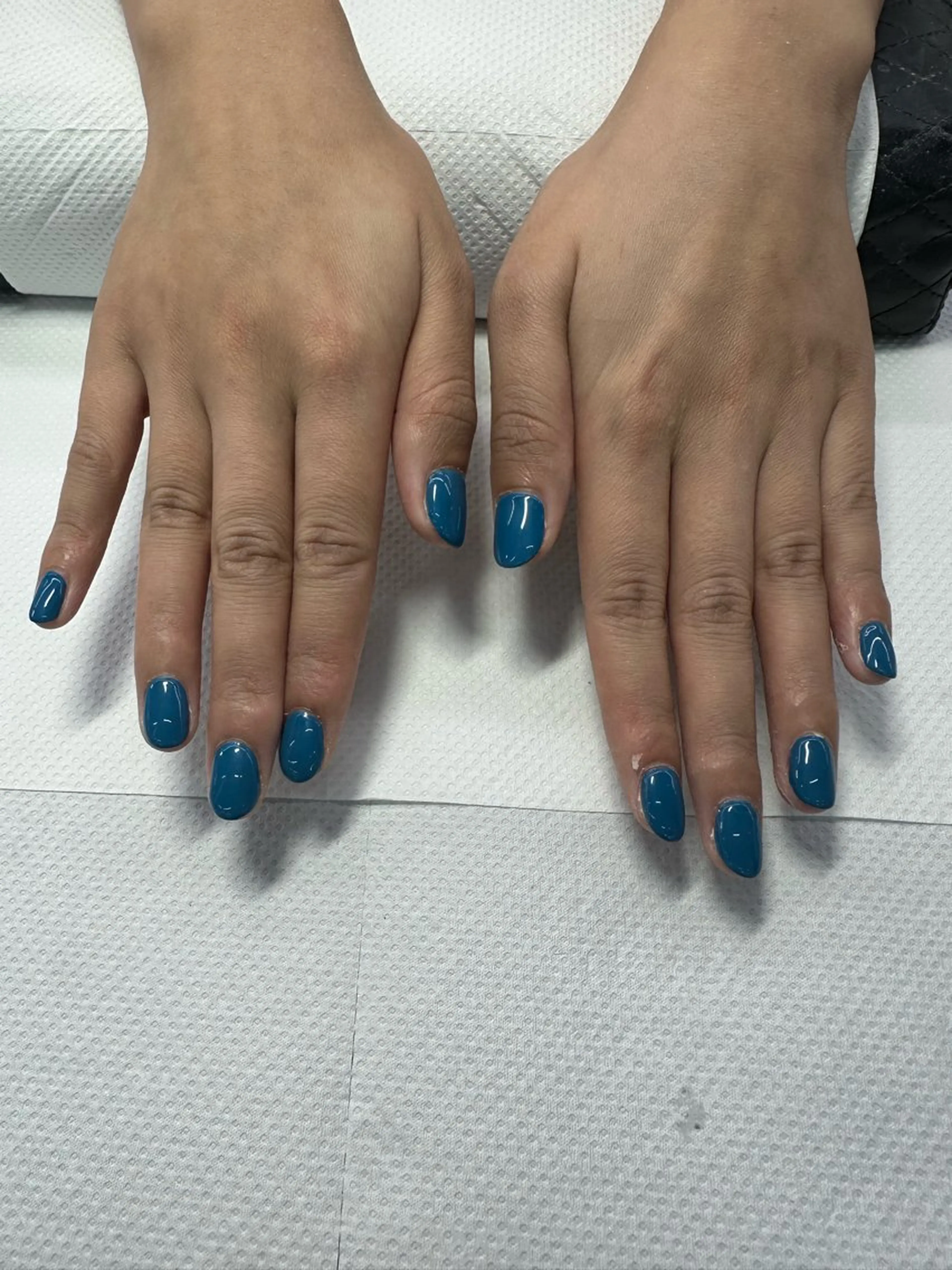 ネイル ワンカラーネイル 坪田 優花のネイルデザイン