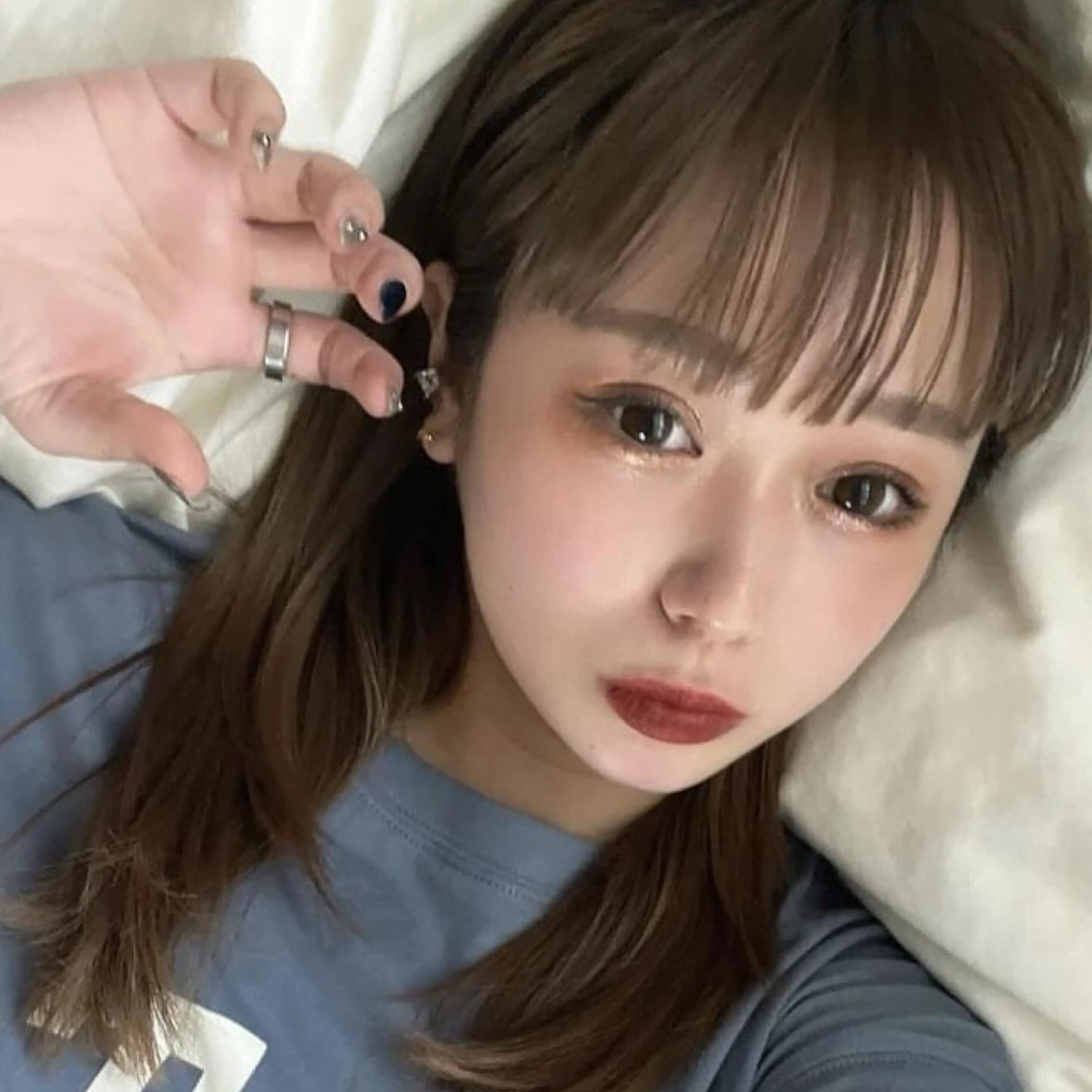 ミディアム カラー 似合わせカット 山崎/ボブ縮毛矯正 レイヤー髪質改善のヘアスタイル