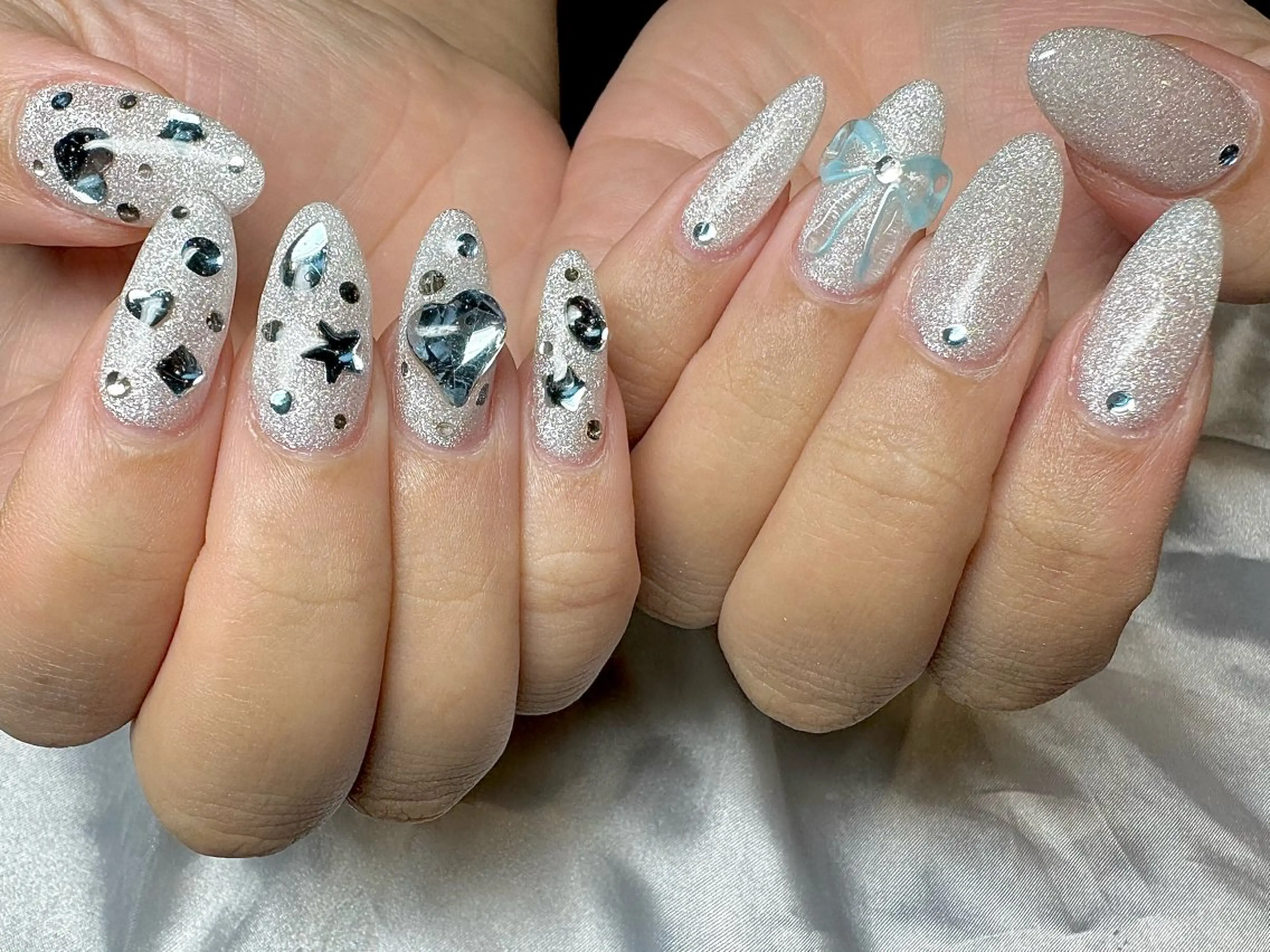 ネイル ハンドネイル 梁元joieange 心斎橋店のネイルデザイン