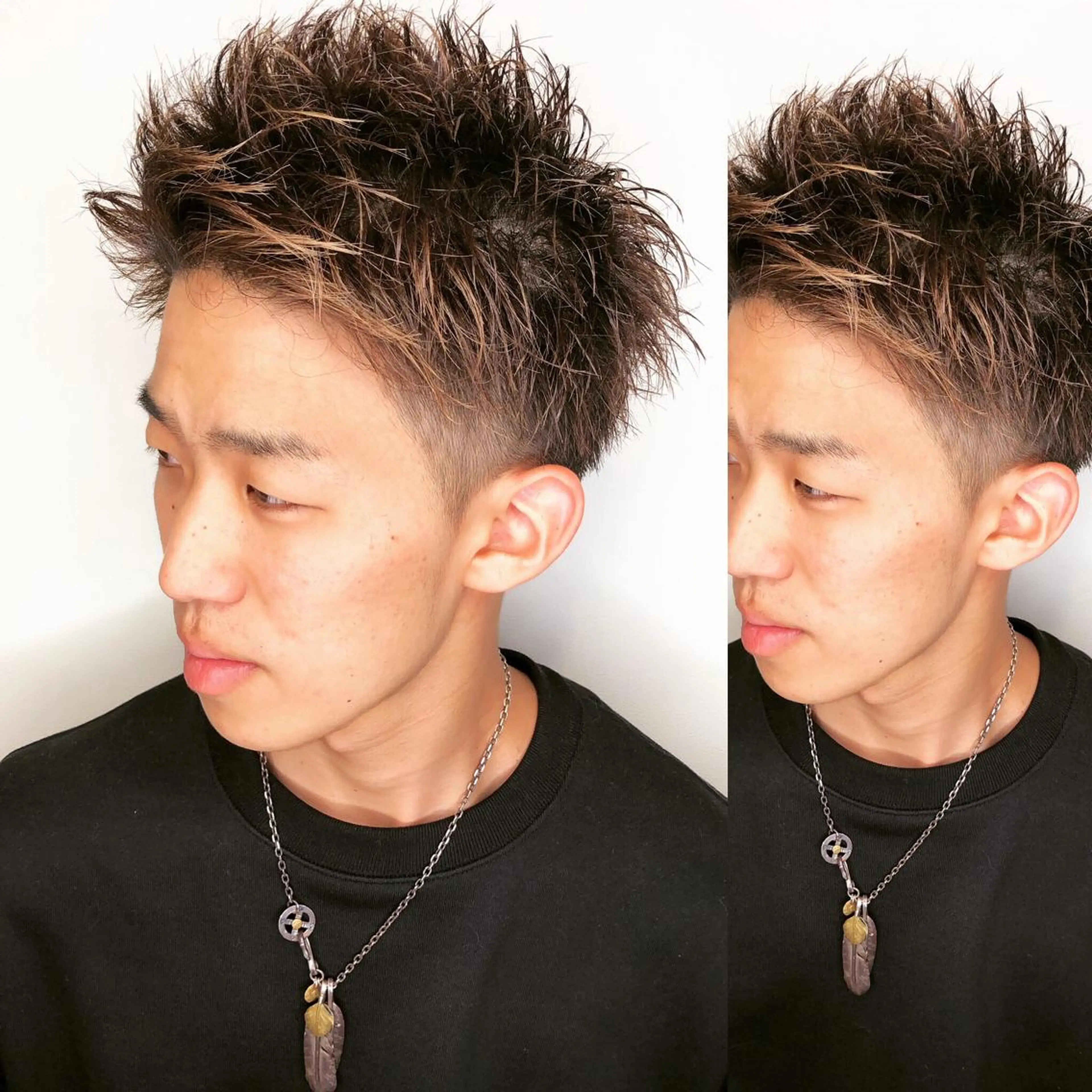 ショート カラー メンズ メンズヘア特化 崎田 成人のヘアスタイル