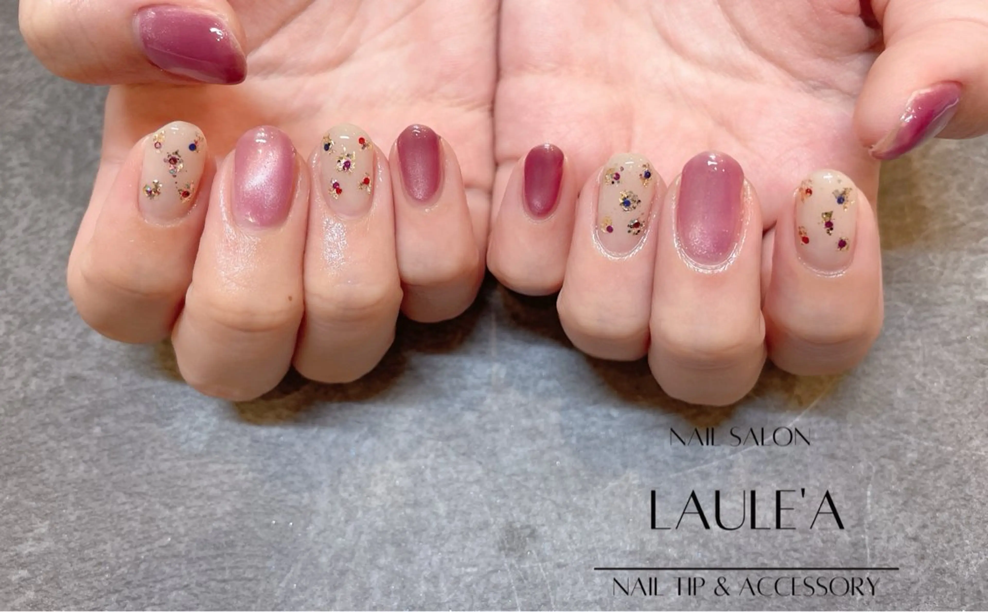 ネイル ハンドネイル nailsalon Laule'aのネイルデザイン