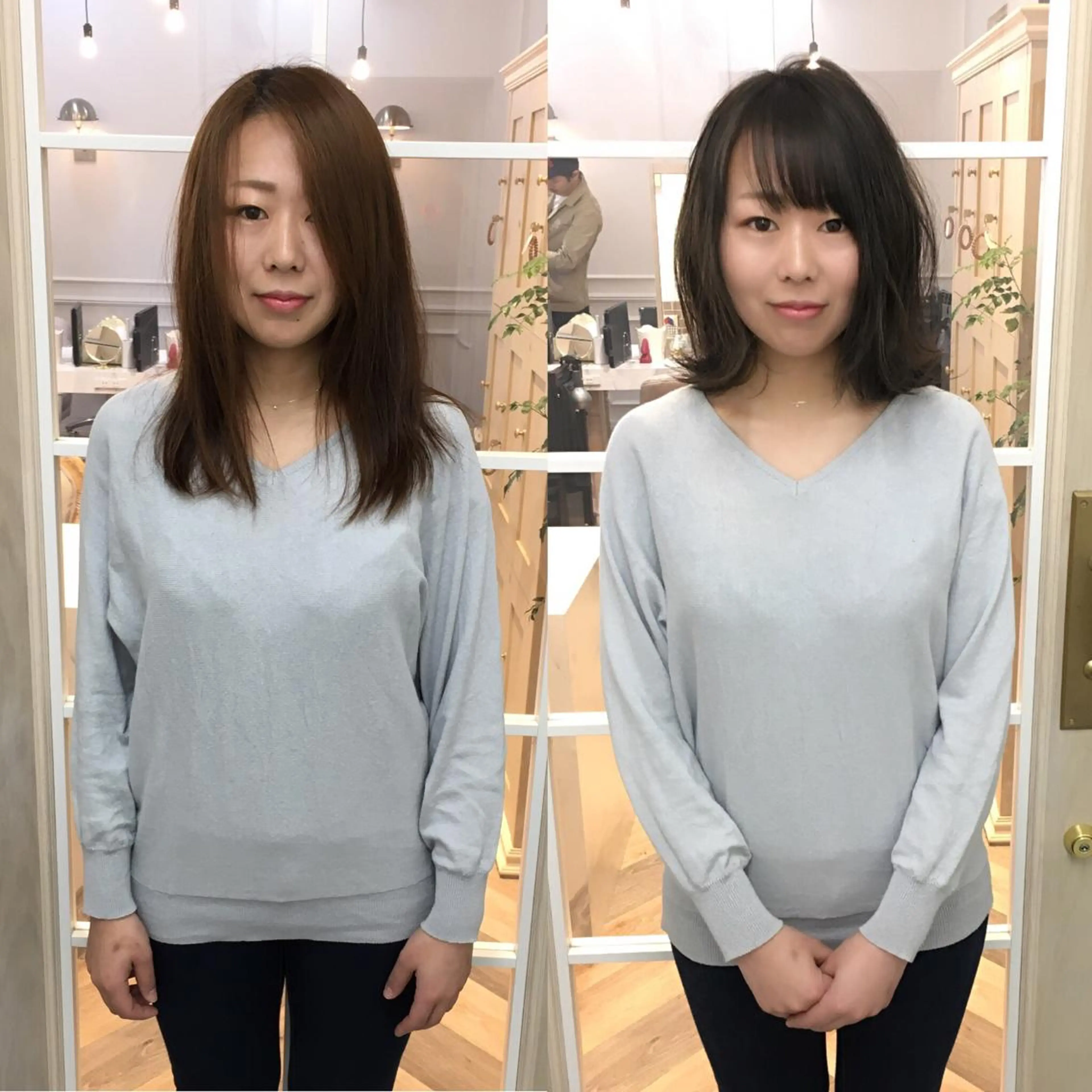 ミディアム カラー カット ヘアカラー トリートメント NoWL所属・大人可愛いショート＊ NoWL栗原隆成のヘアスタイル