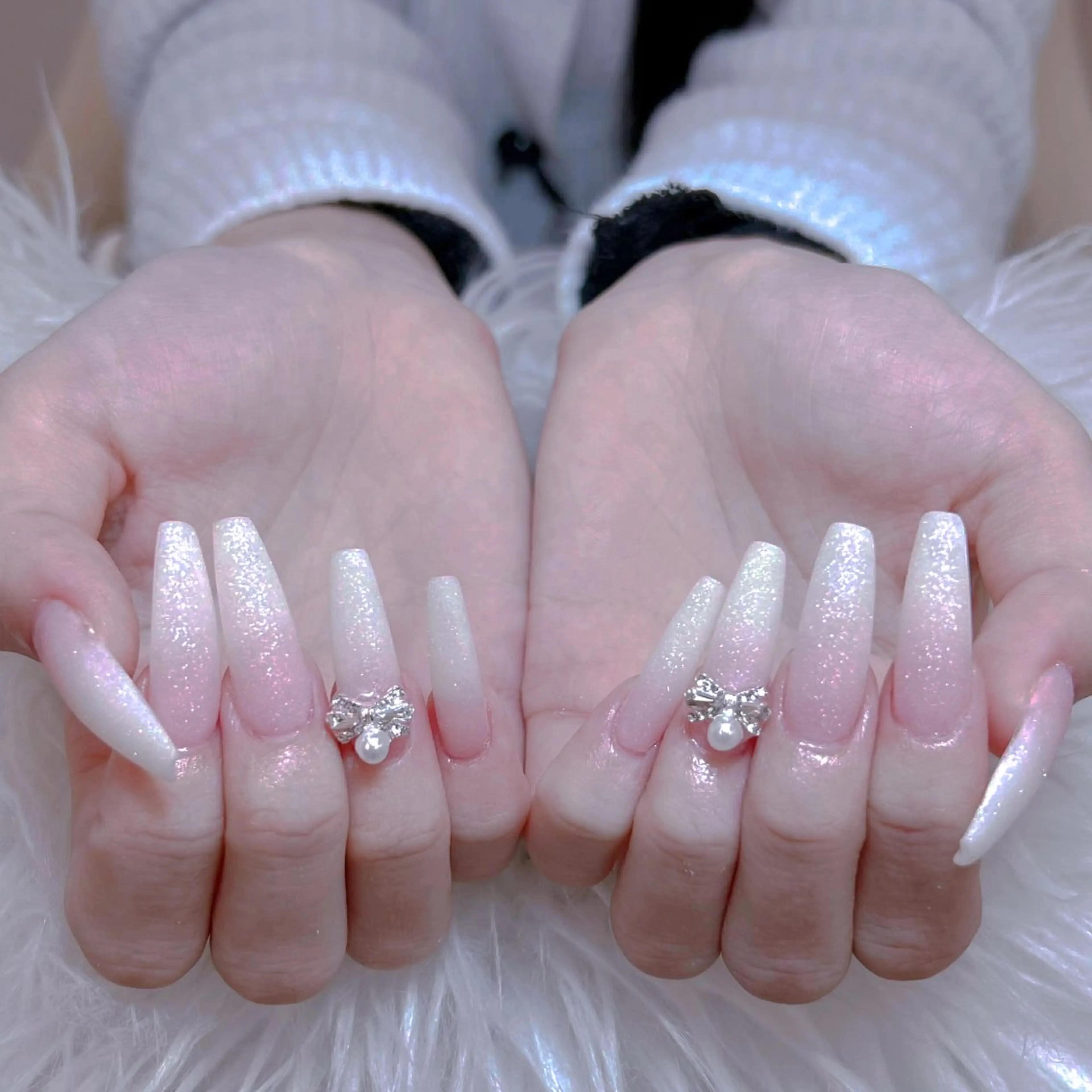 ネイル ハンドネイル ミン ゴテゴテネイルのネイルデザイン