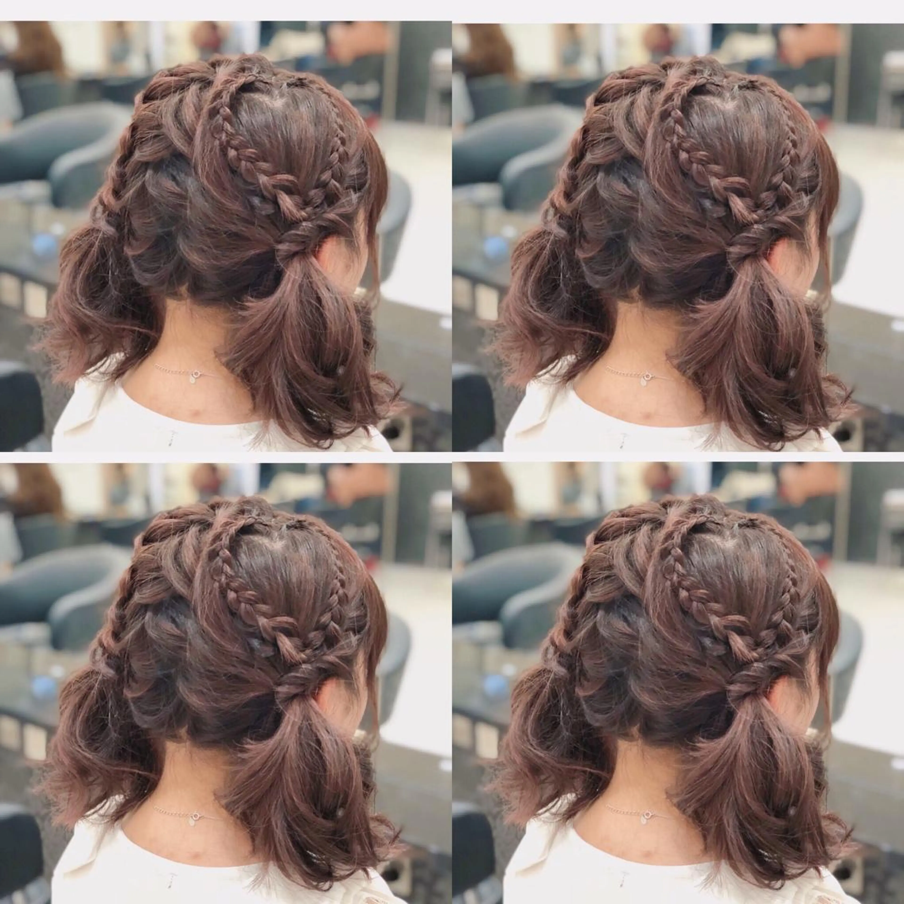 セミロング ヘアアレンジ ツインテール ヘアセット 🌷MAYU 🌷のヘアスタイル