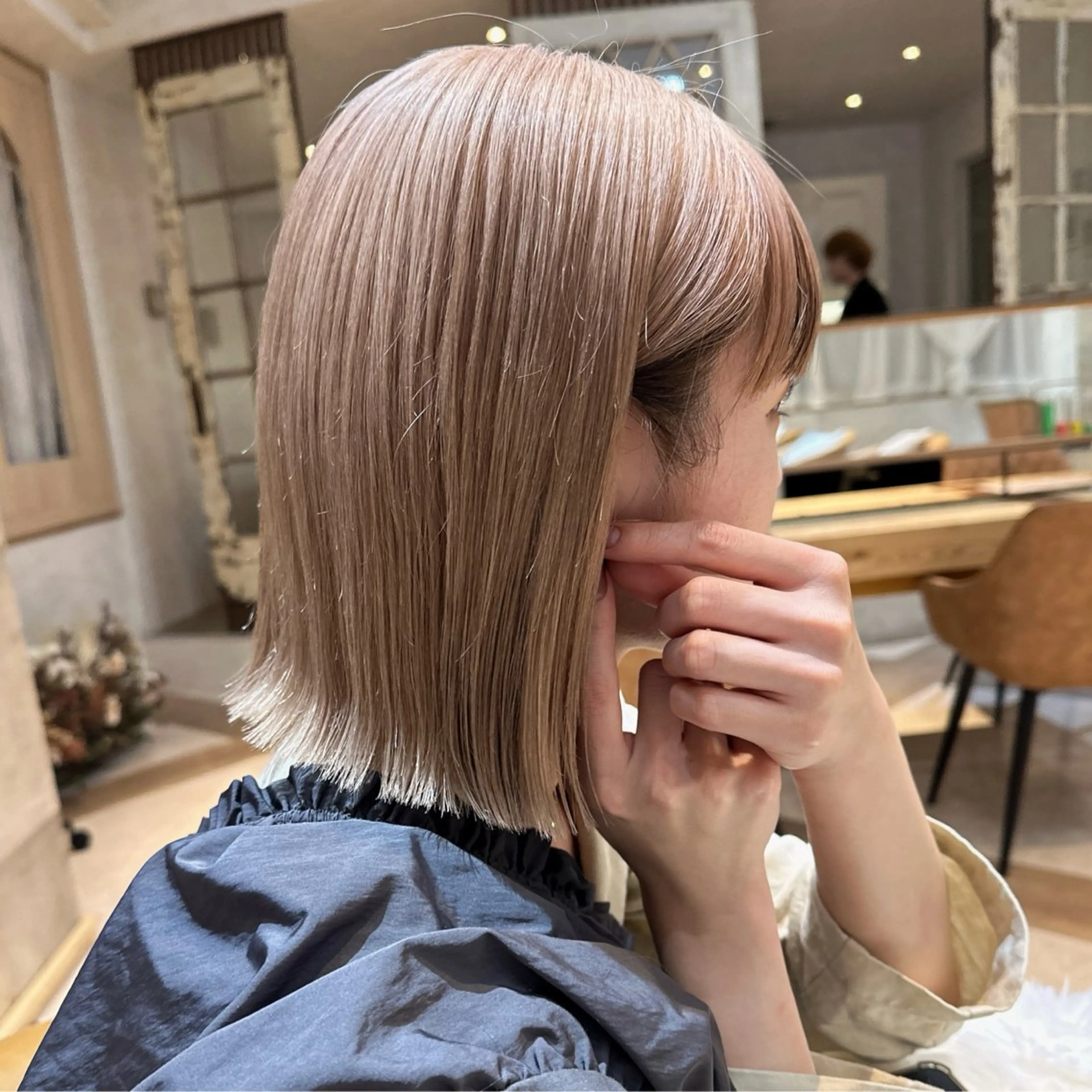 ショート 艶カラー/ボブ /似合わせ/田口愛那のヘアスタイル