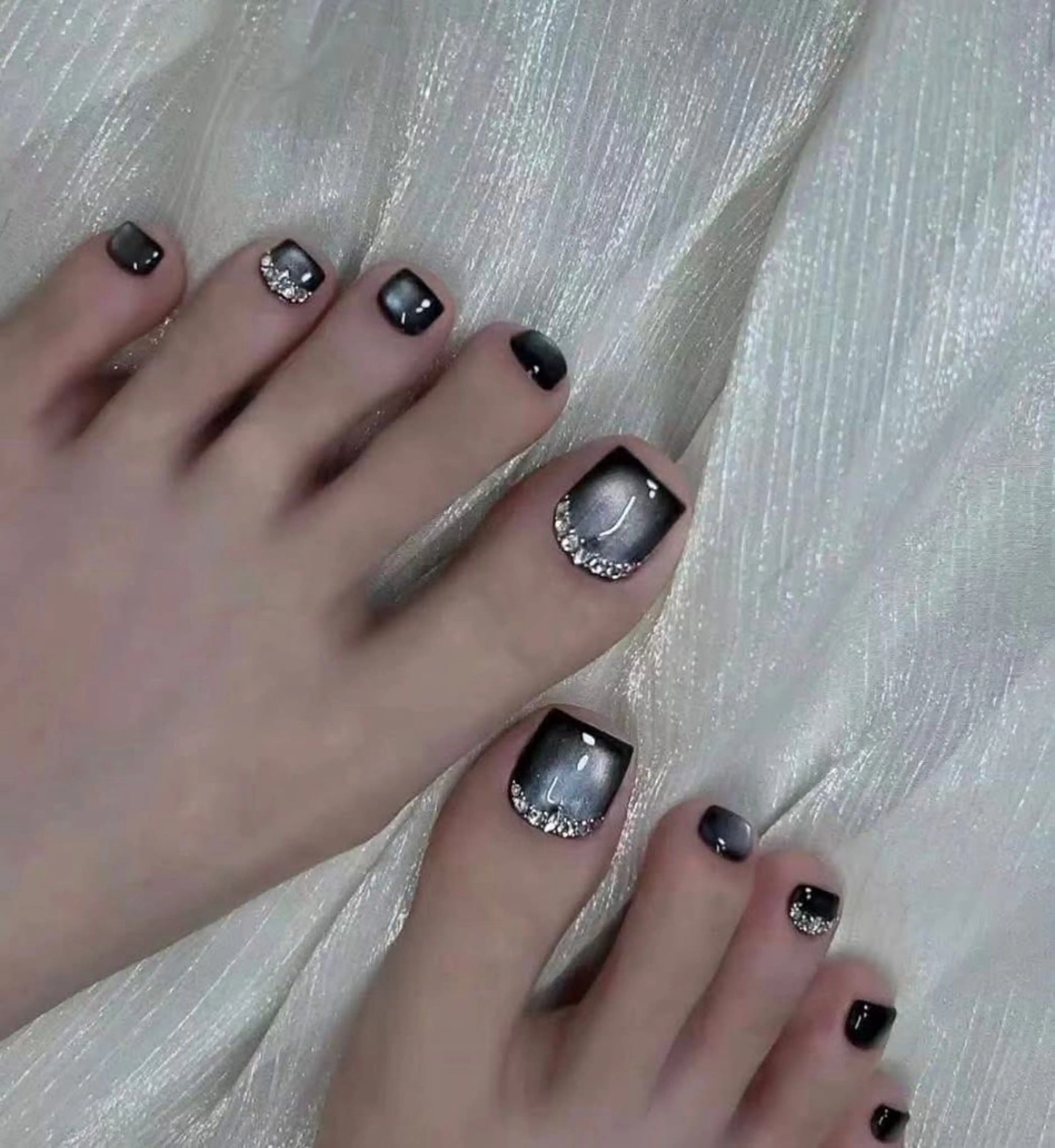 ネイル チークネイル フットネイル フレンチネイル グラデーション 韓国ネイル Yuki nail staffのネイルデザイン