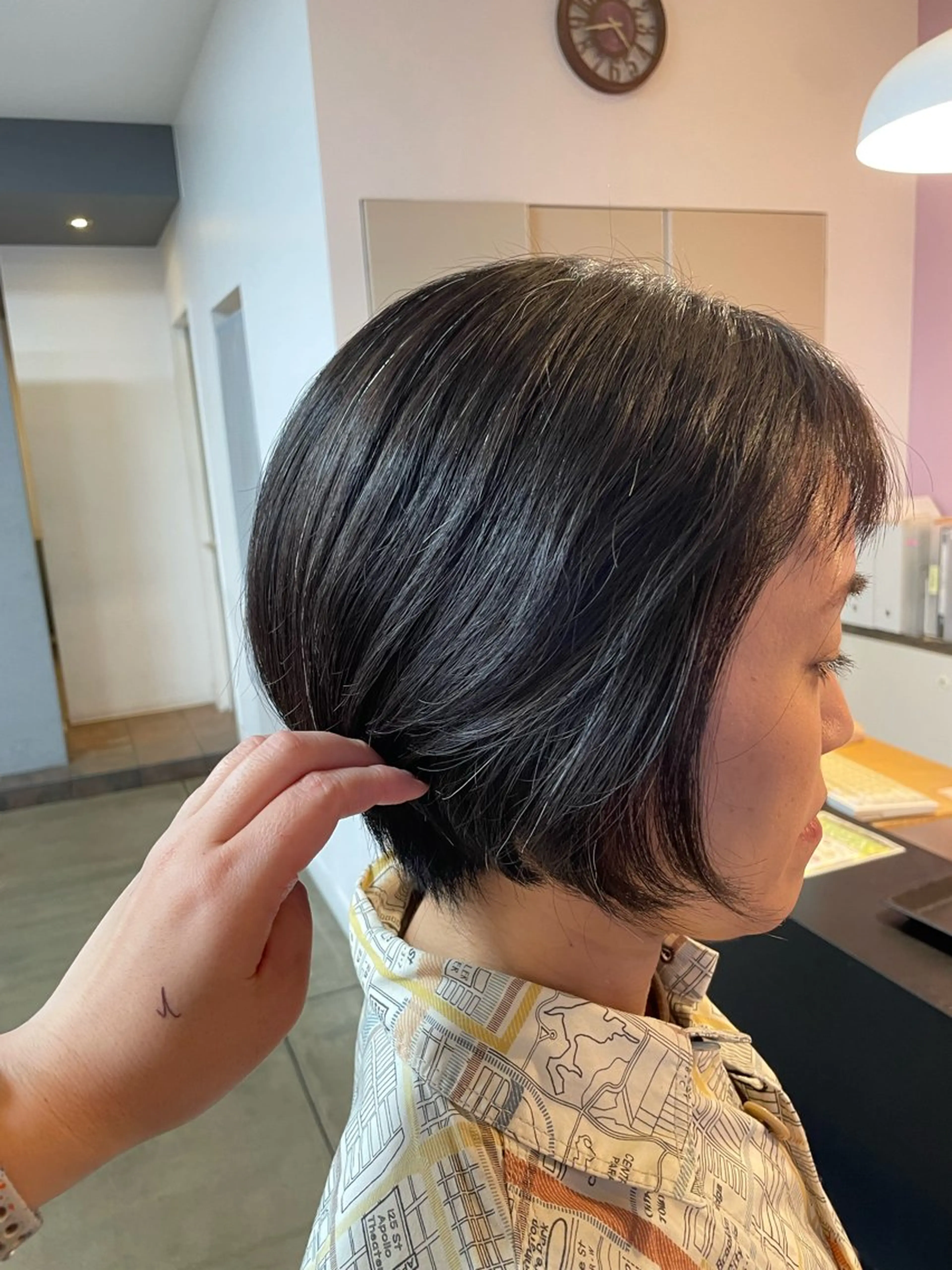 ショート カット 縮毛矯正 トリートメント <髪質改善>河野 🍑AVANCE.のヘアスタイル