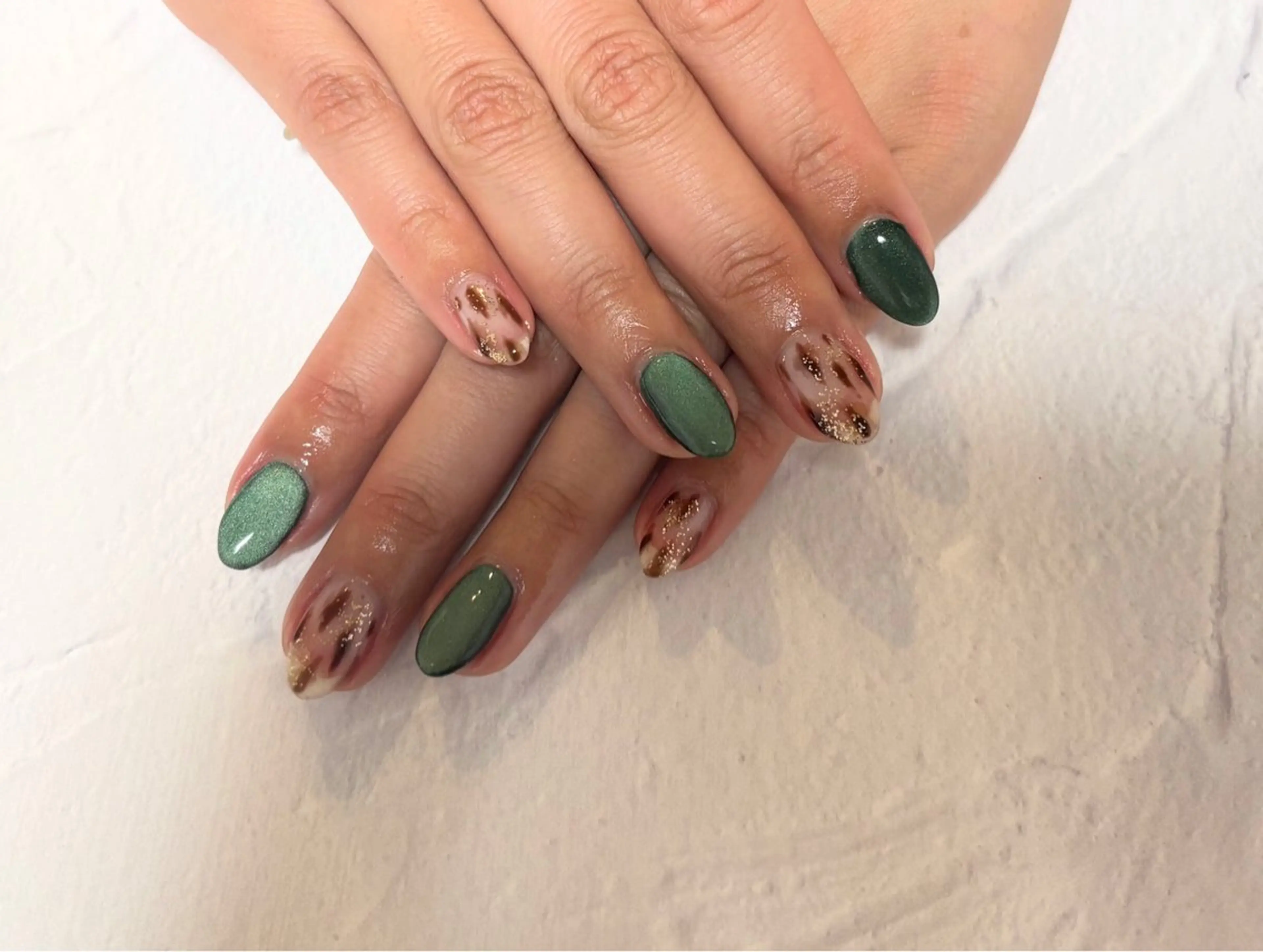 ネイル ハンドネイル 愛川町 あんすりうむのネイルデザイン