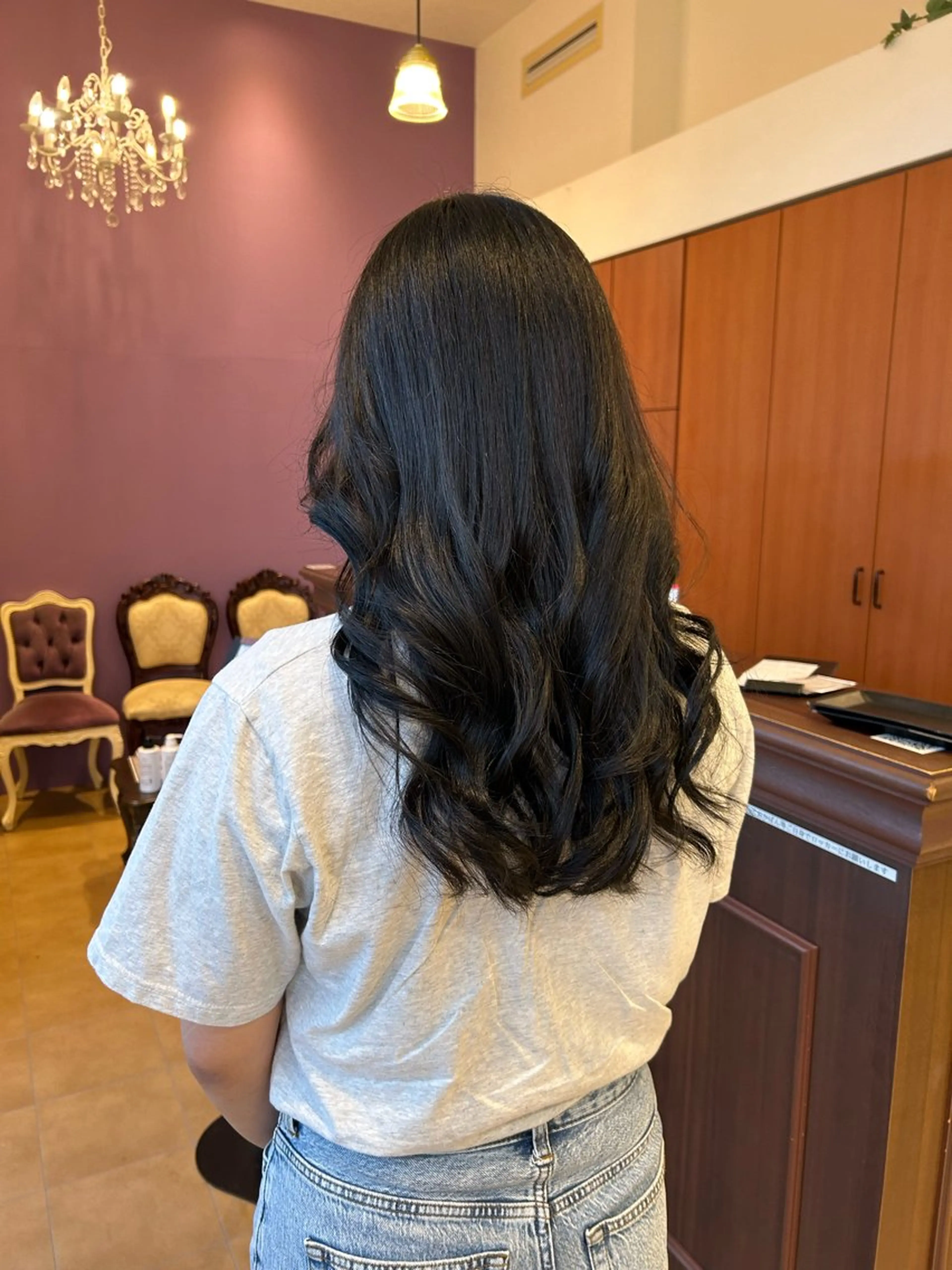 カラー ヘアカラー トリートメント 今中 紗英のヘアスタイル