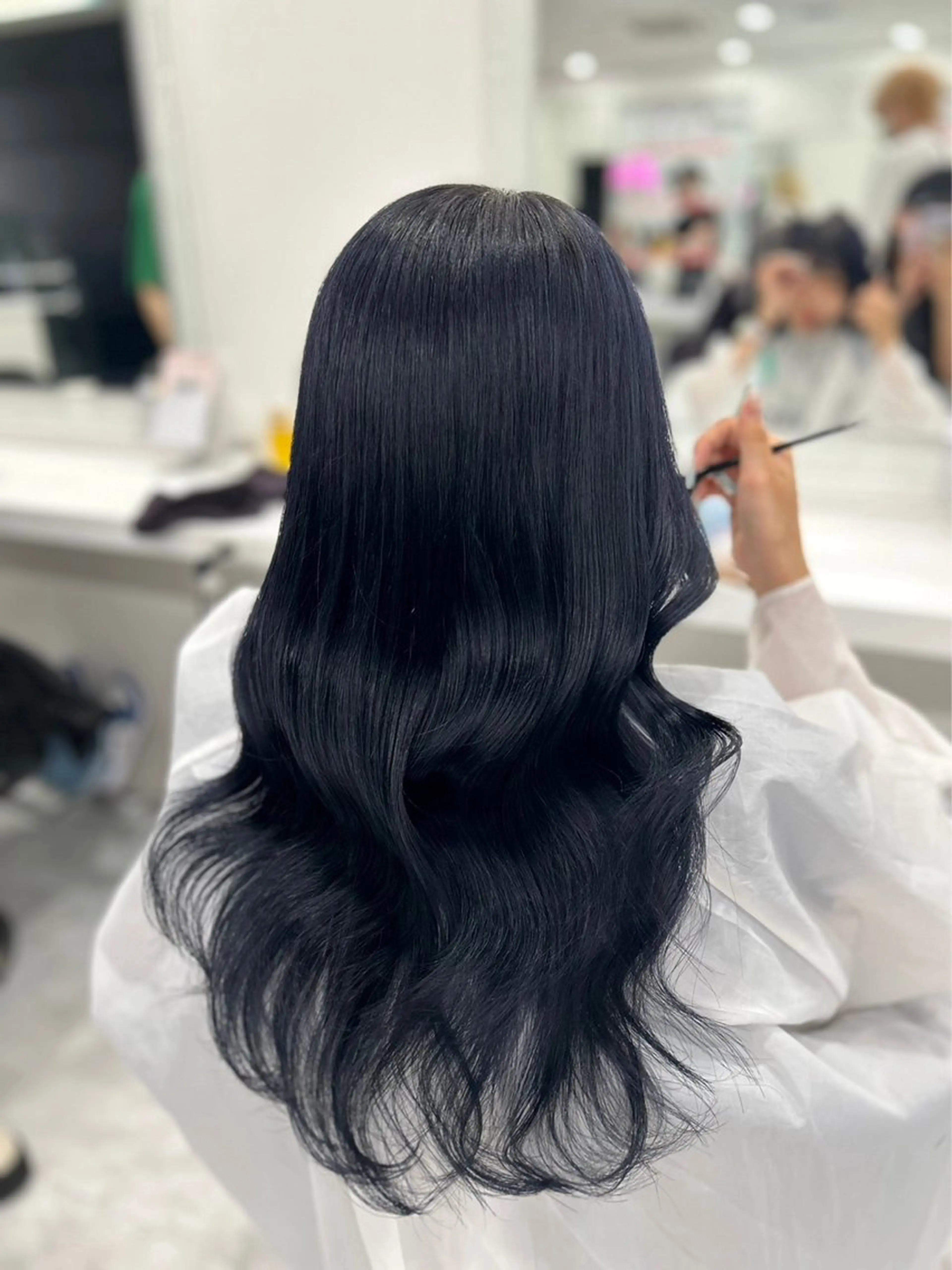 セミロング カラー ヘアカラー トリートメント ヘアセット 渋谷指名1位💖 カラーの達人❣️のヘアスタイル